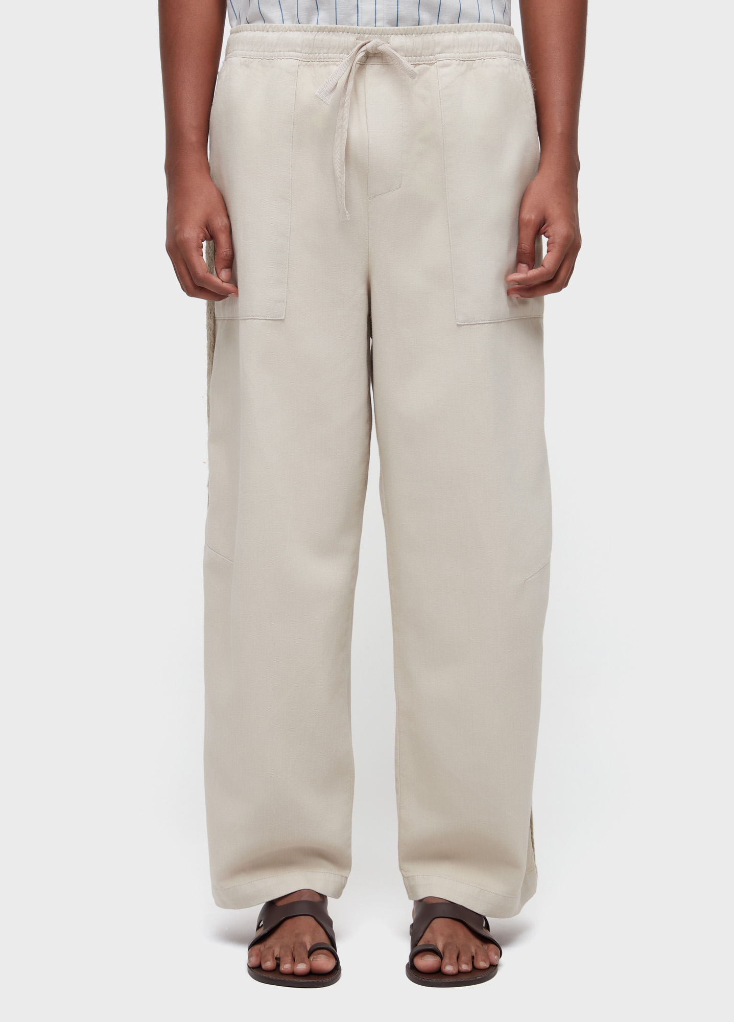 Calça cotton juta tape