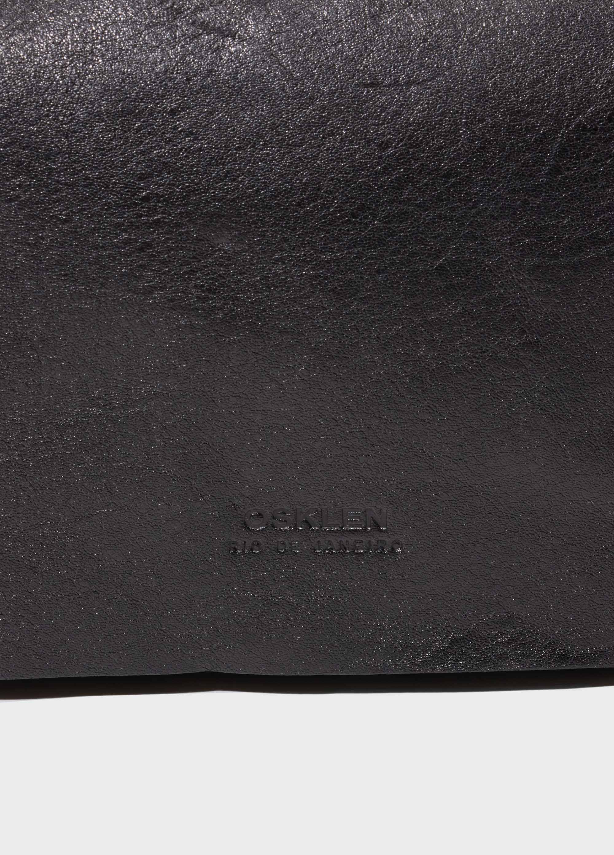 Small leather crossbody e-basics bag