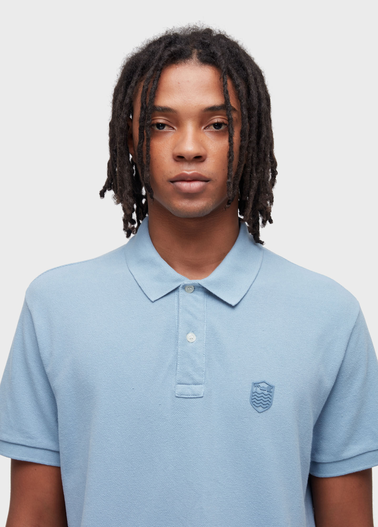 Polo  brasão embossed color