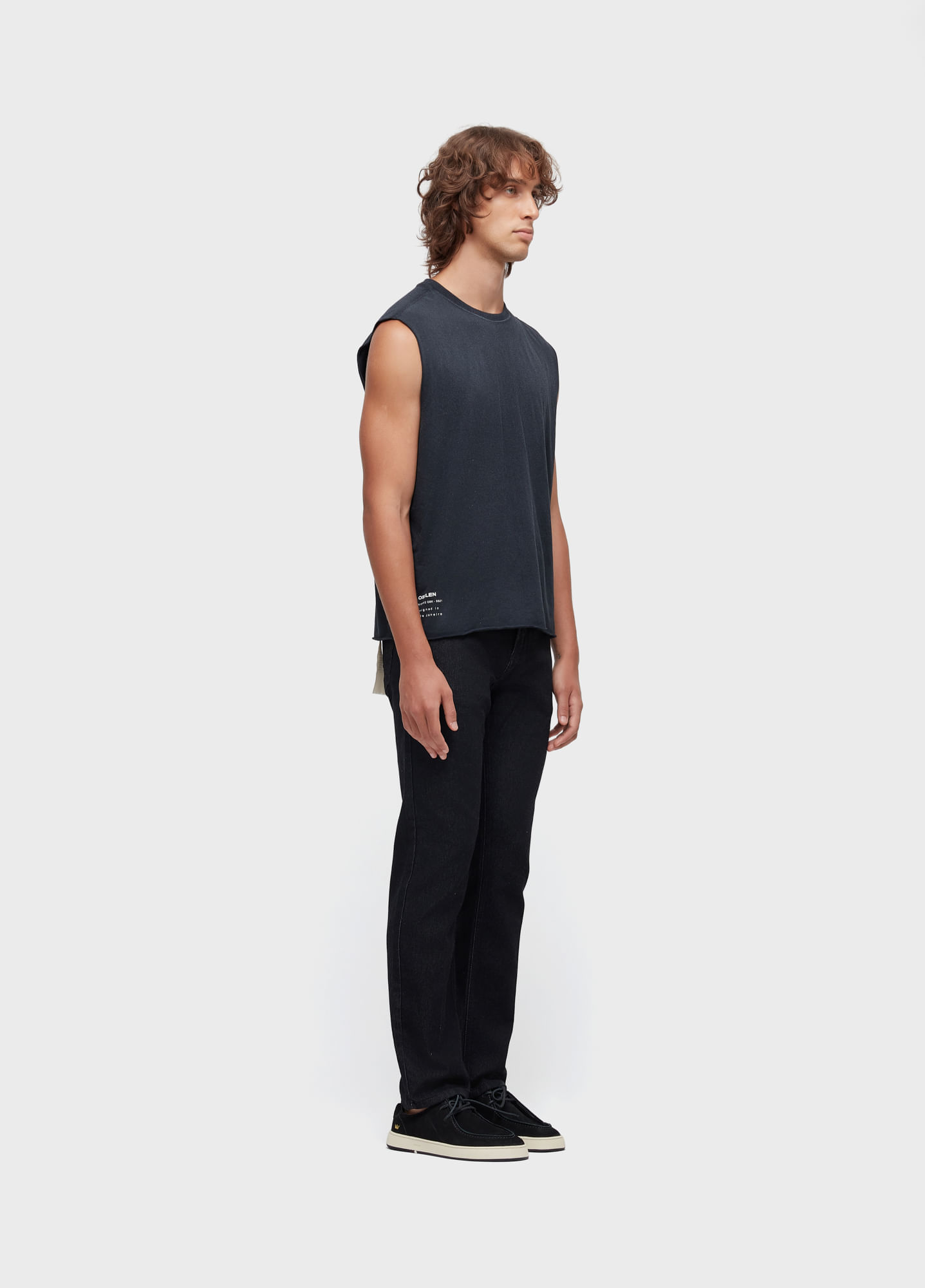 Calça jeans new comfort black | Osklen