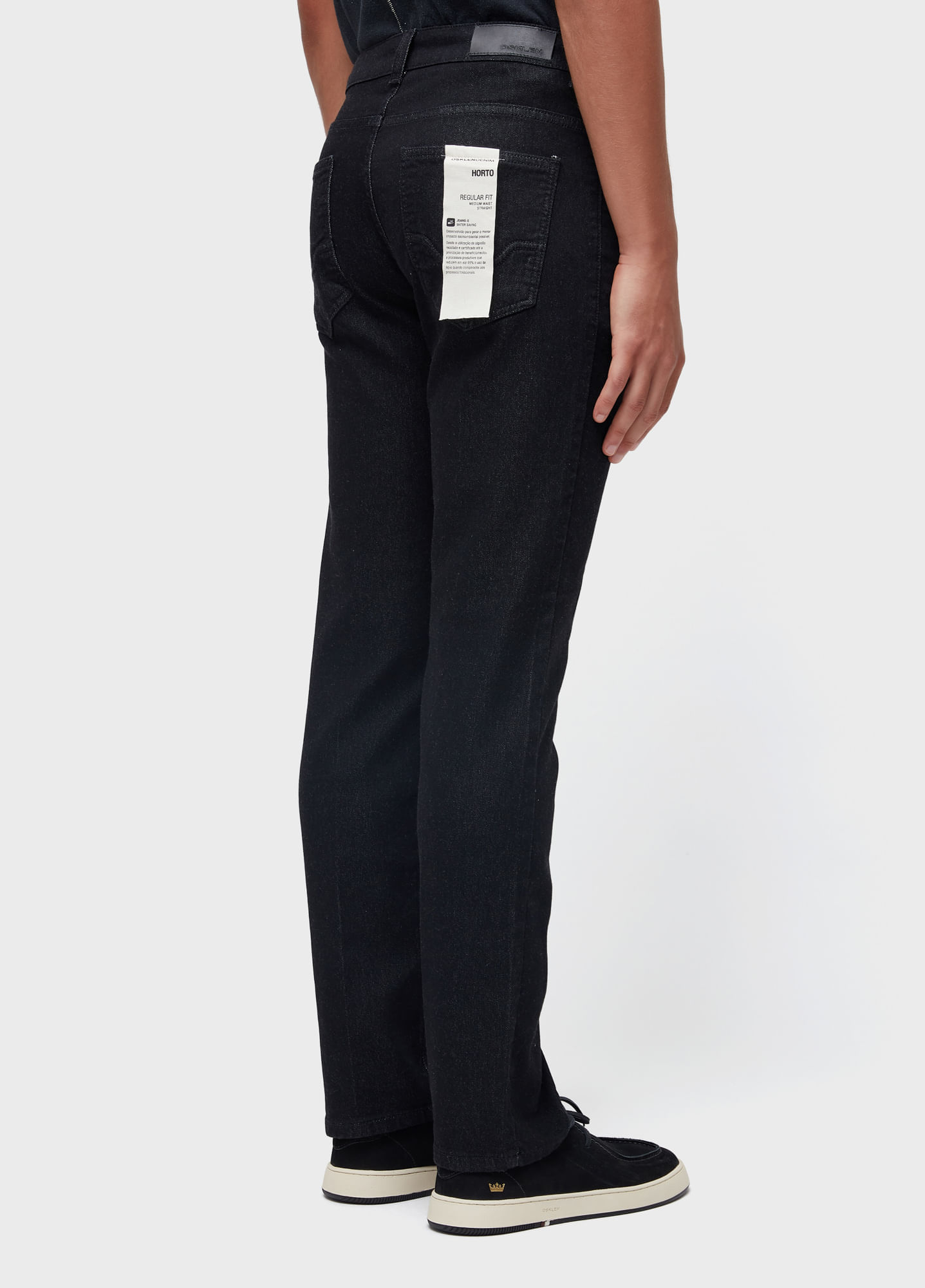 Calça jeans new comfort black | Osklen