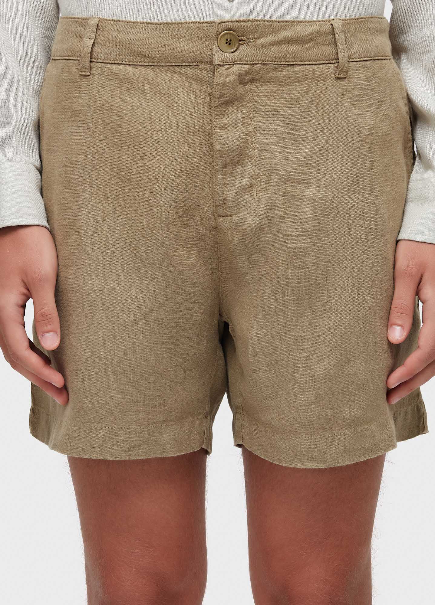 Bermuda alfaiataria pure linen