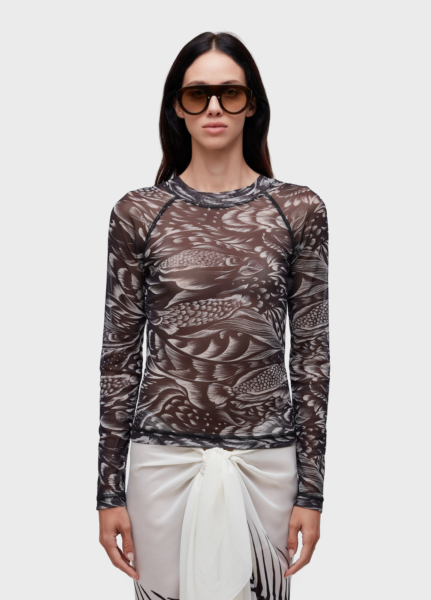 Blusa tule pirarucu trace