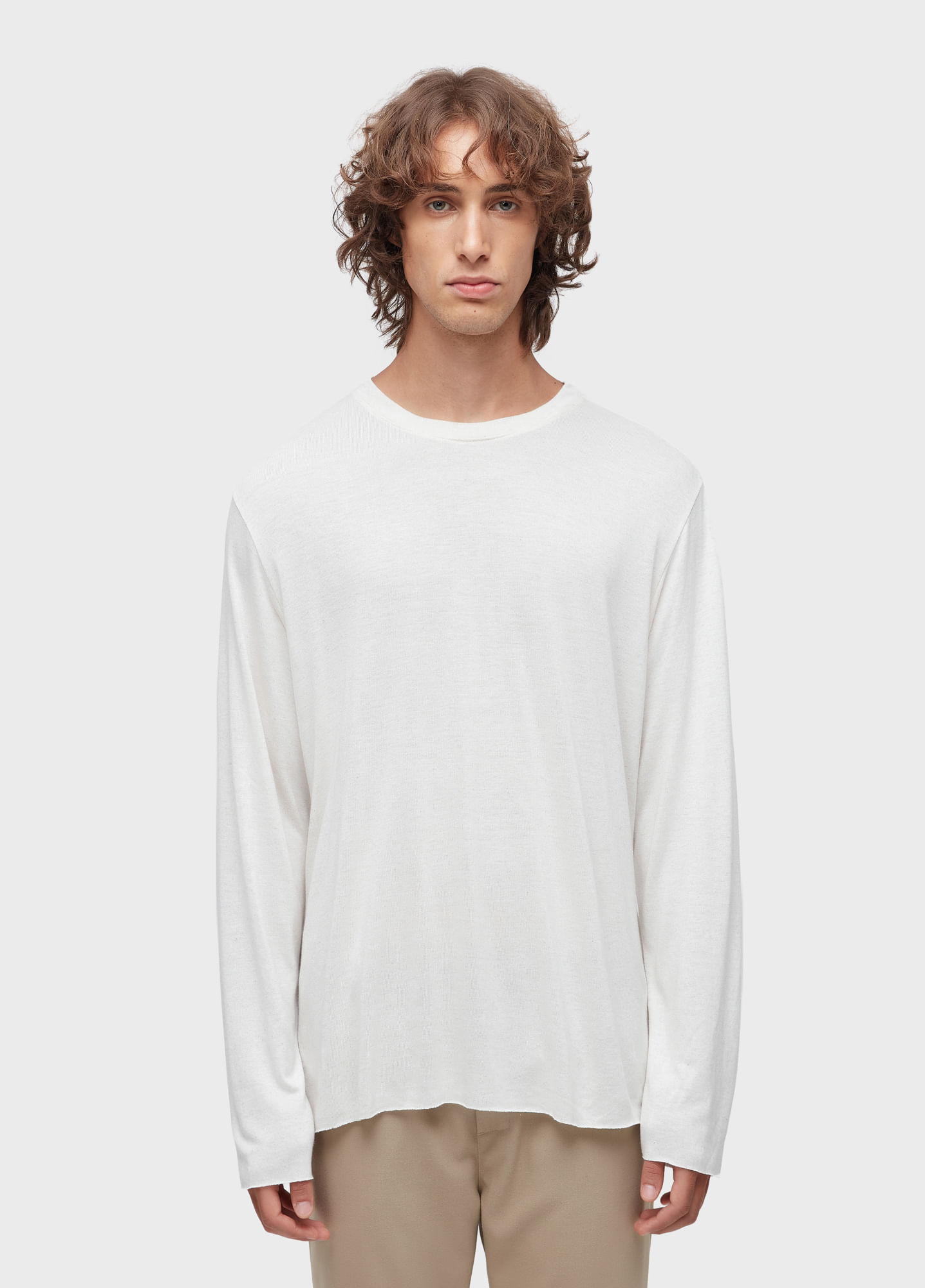 T-shirt visual linen cut ML