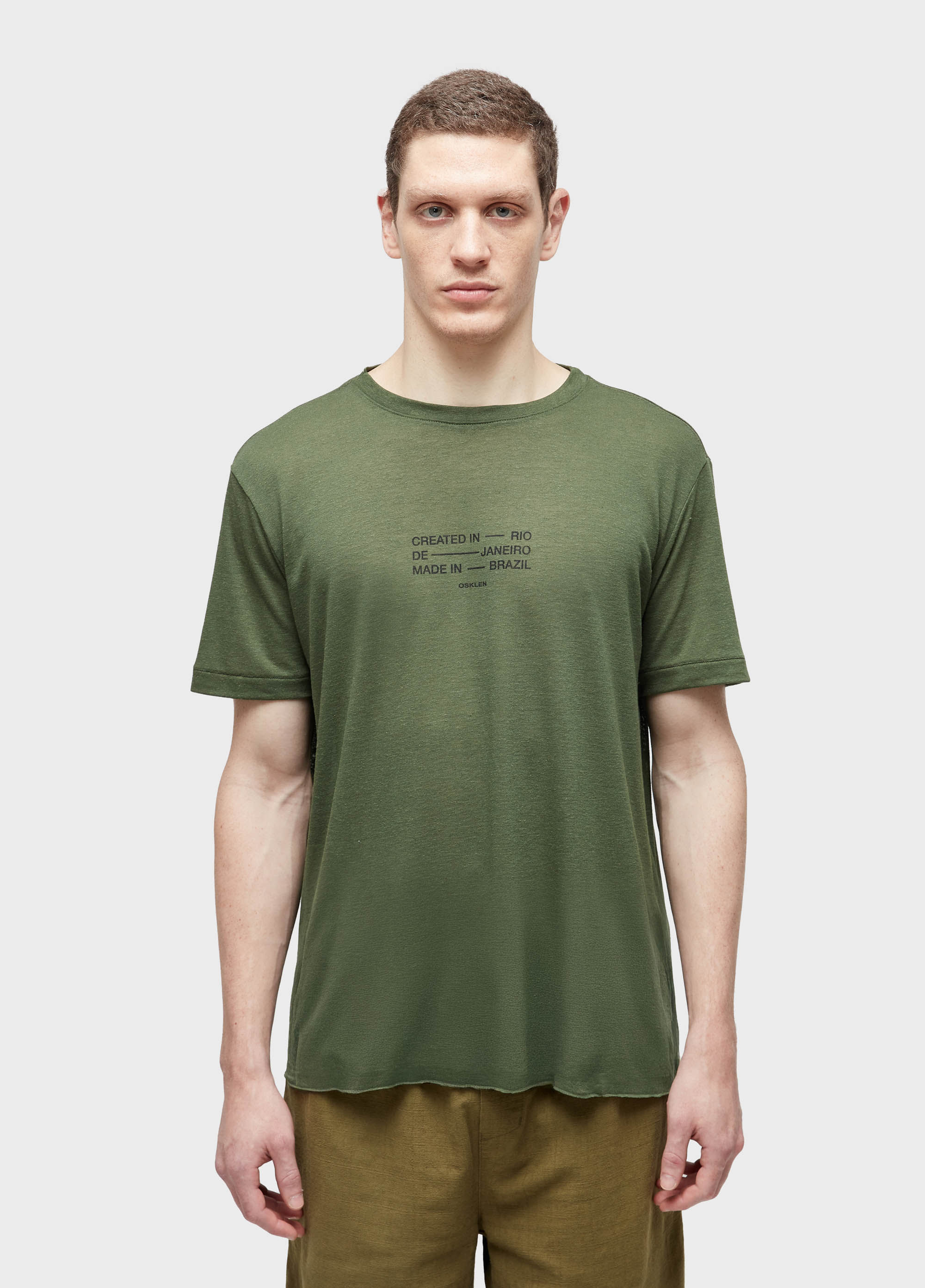 T-shirt light linen created in rio MC