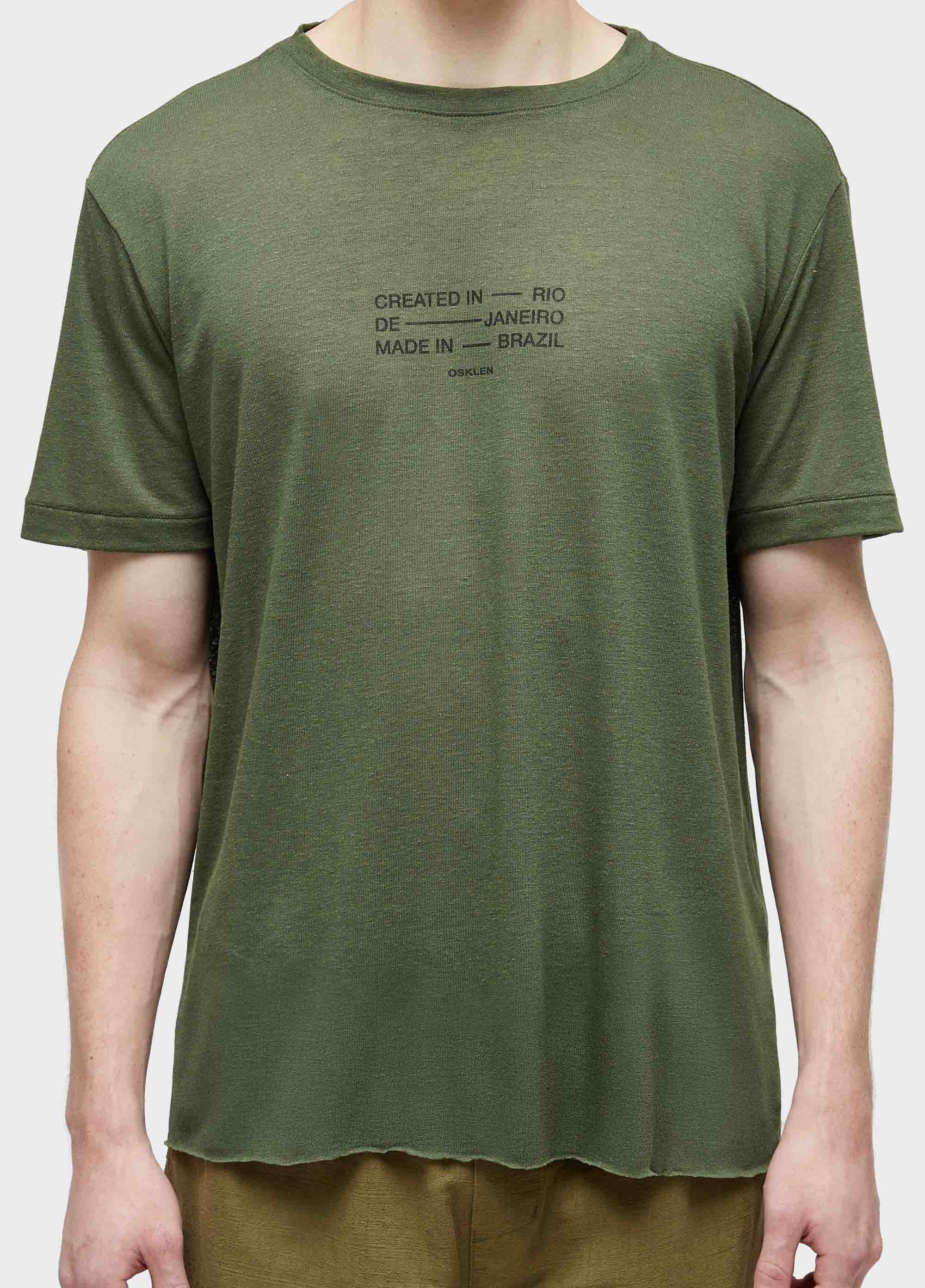 T-shirt light linen created in rio MC