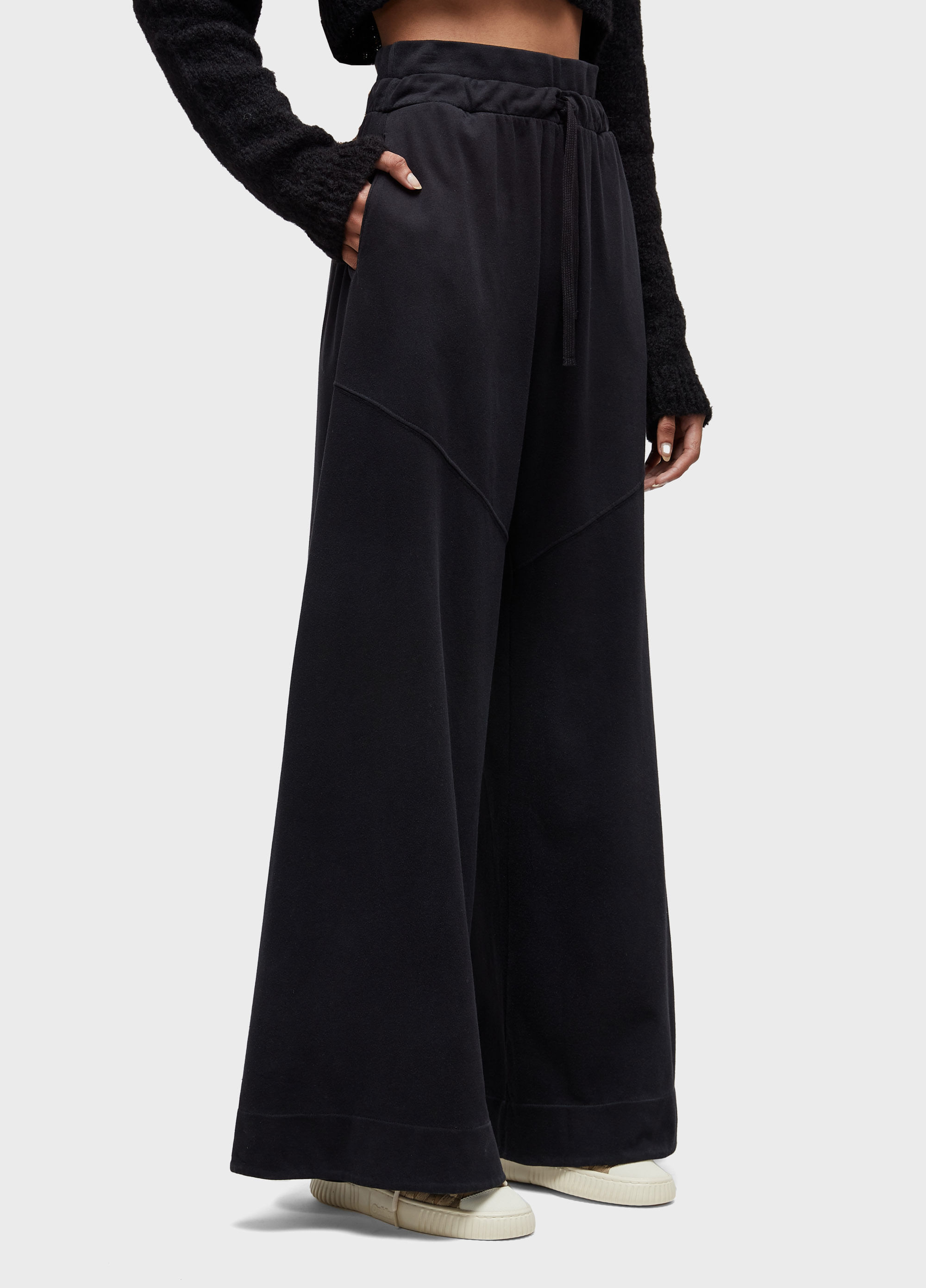 Calça MIDI boto eco black