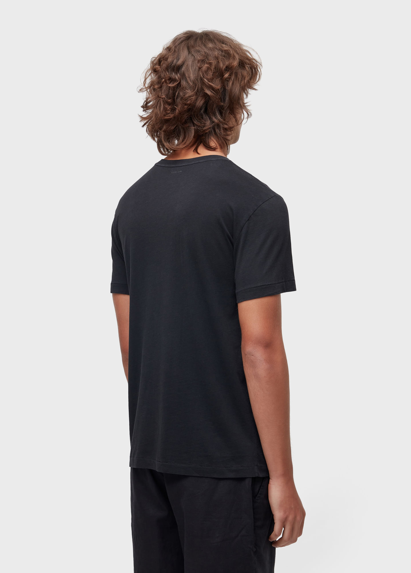 T-shirt soft used brasão gaze