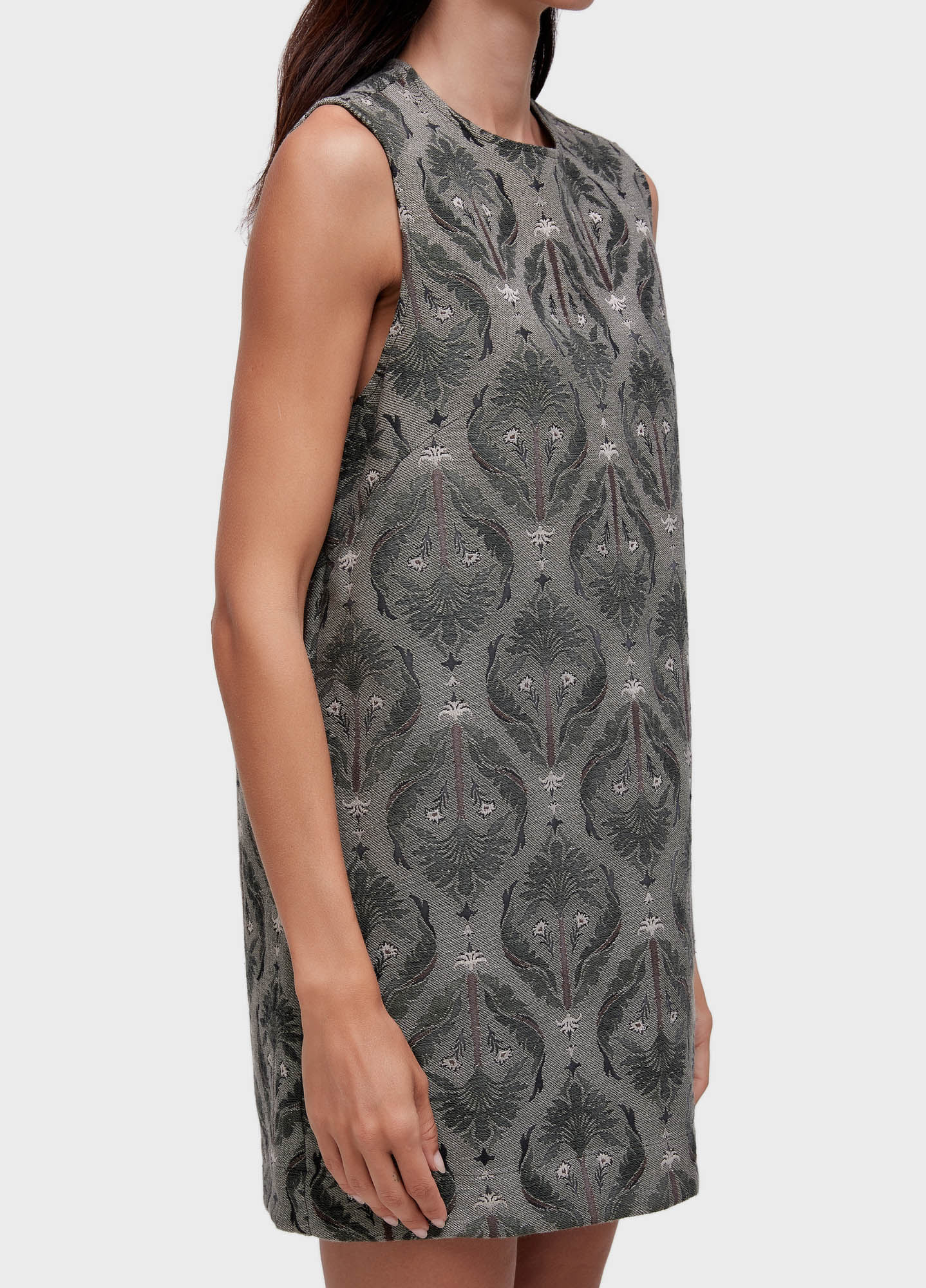 Vestido jacquard imperial double face