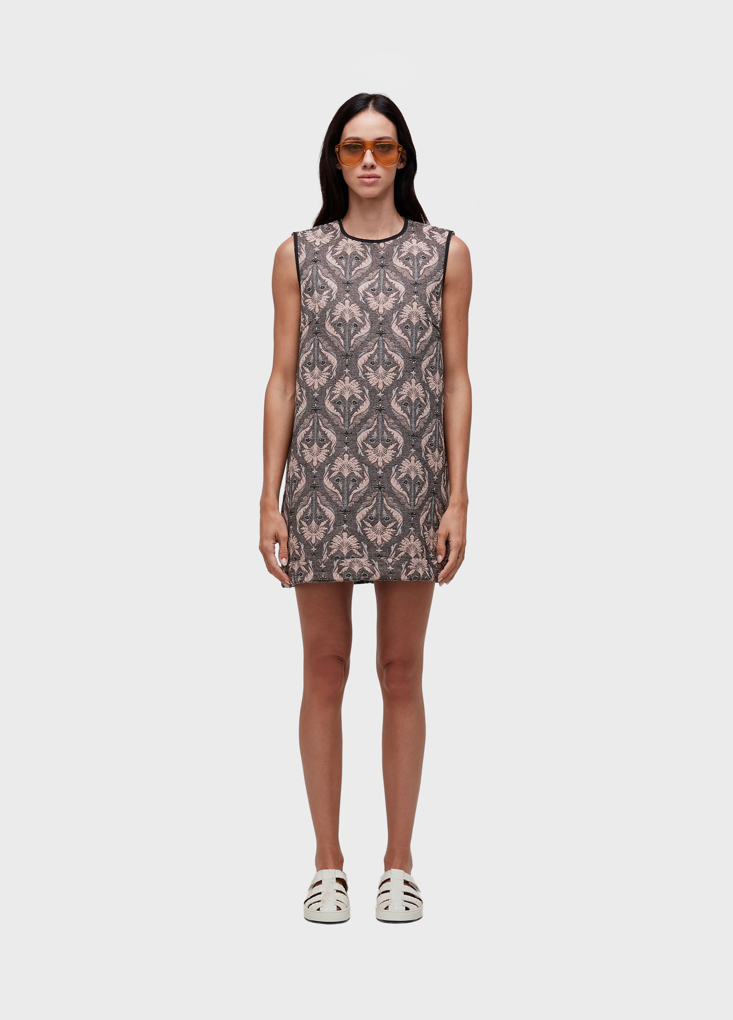 Vestido jacquard imperial double face