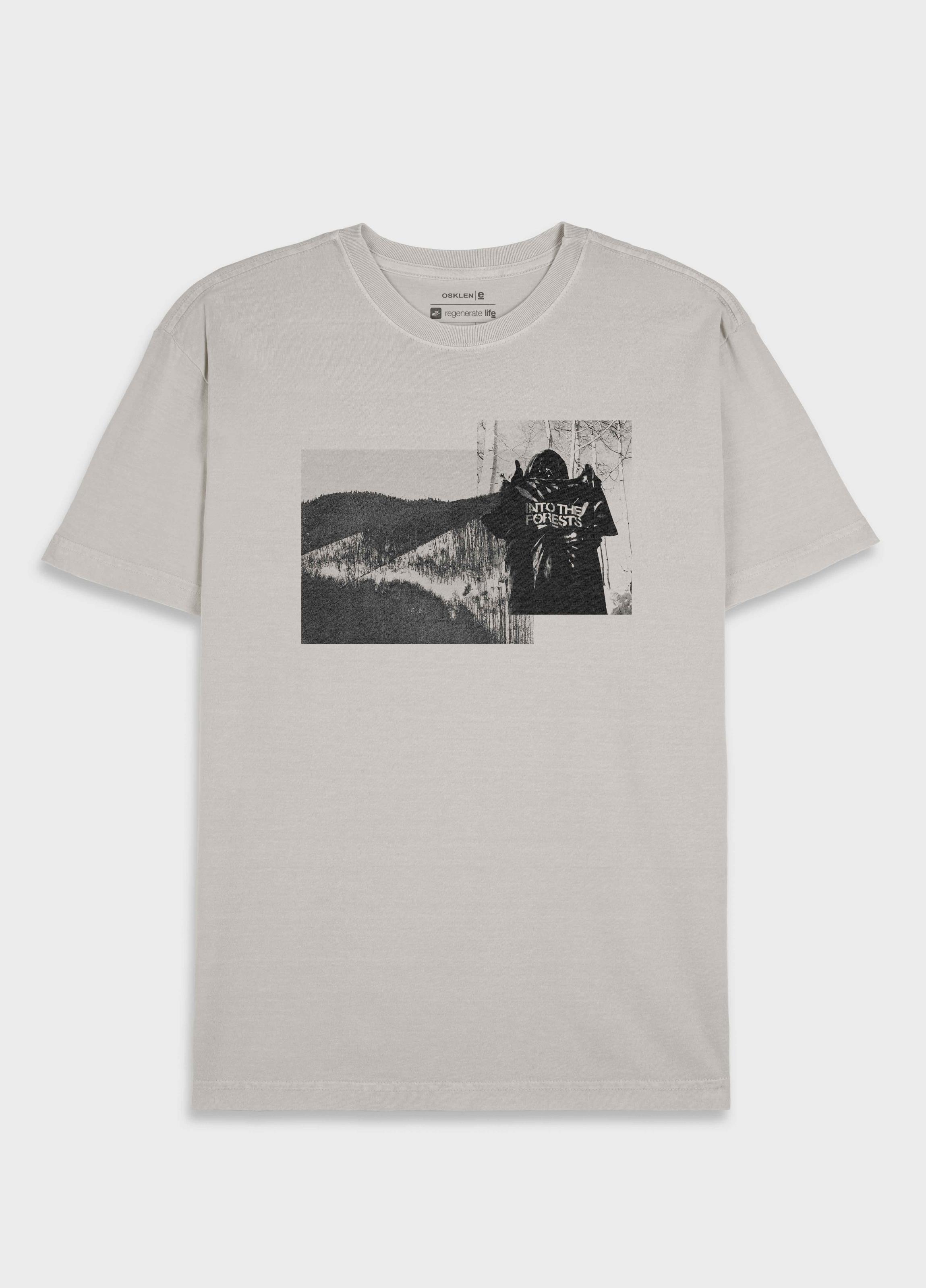 T-shirt stone snow landscape