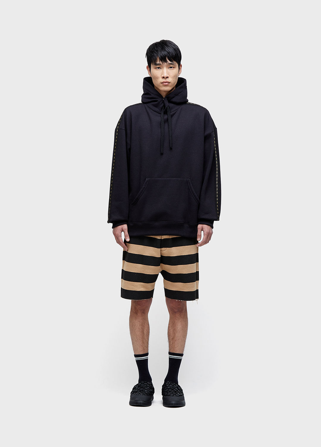 Bermuda casual  listrada over