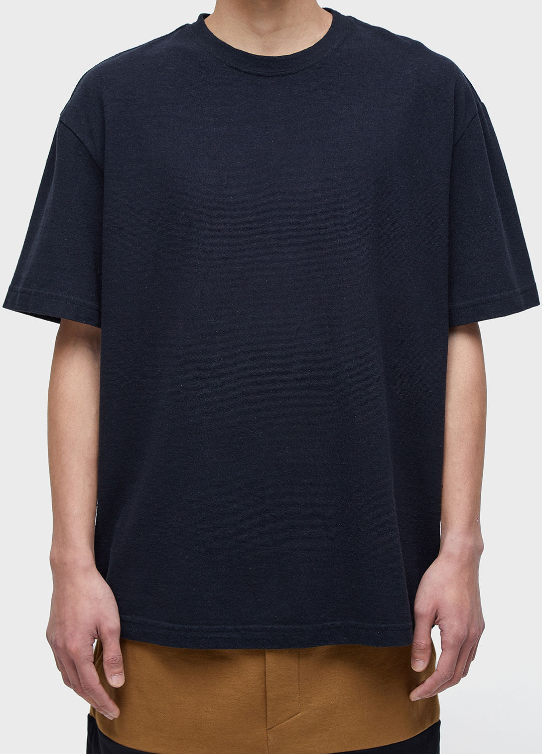 T-shirt over recycled yoke