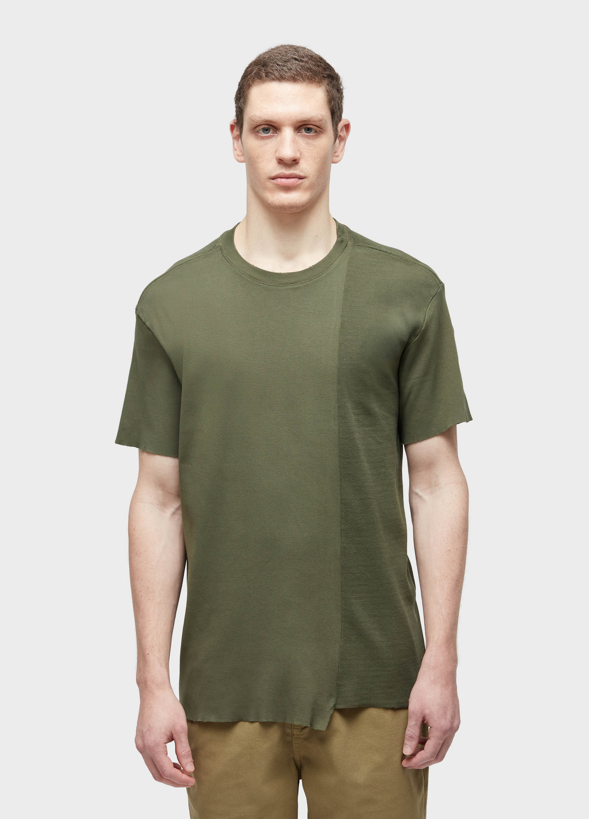 T-shirt MIX assimetrica