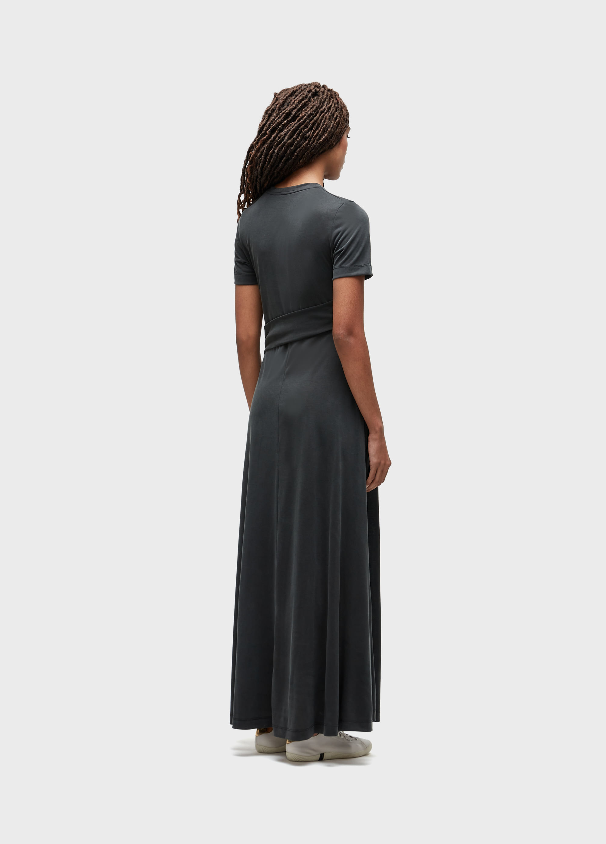 Vestido washed touch transpasse