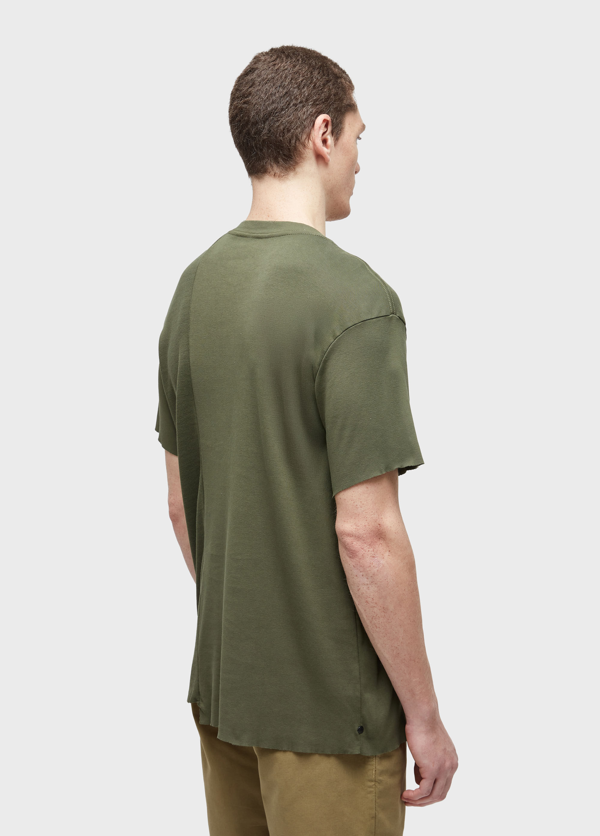 T-shirt MIX assimetrica