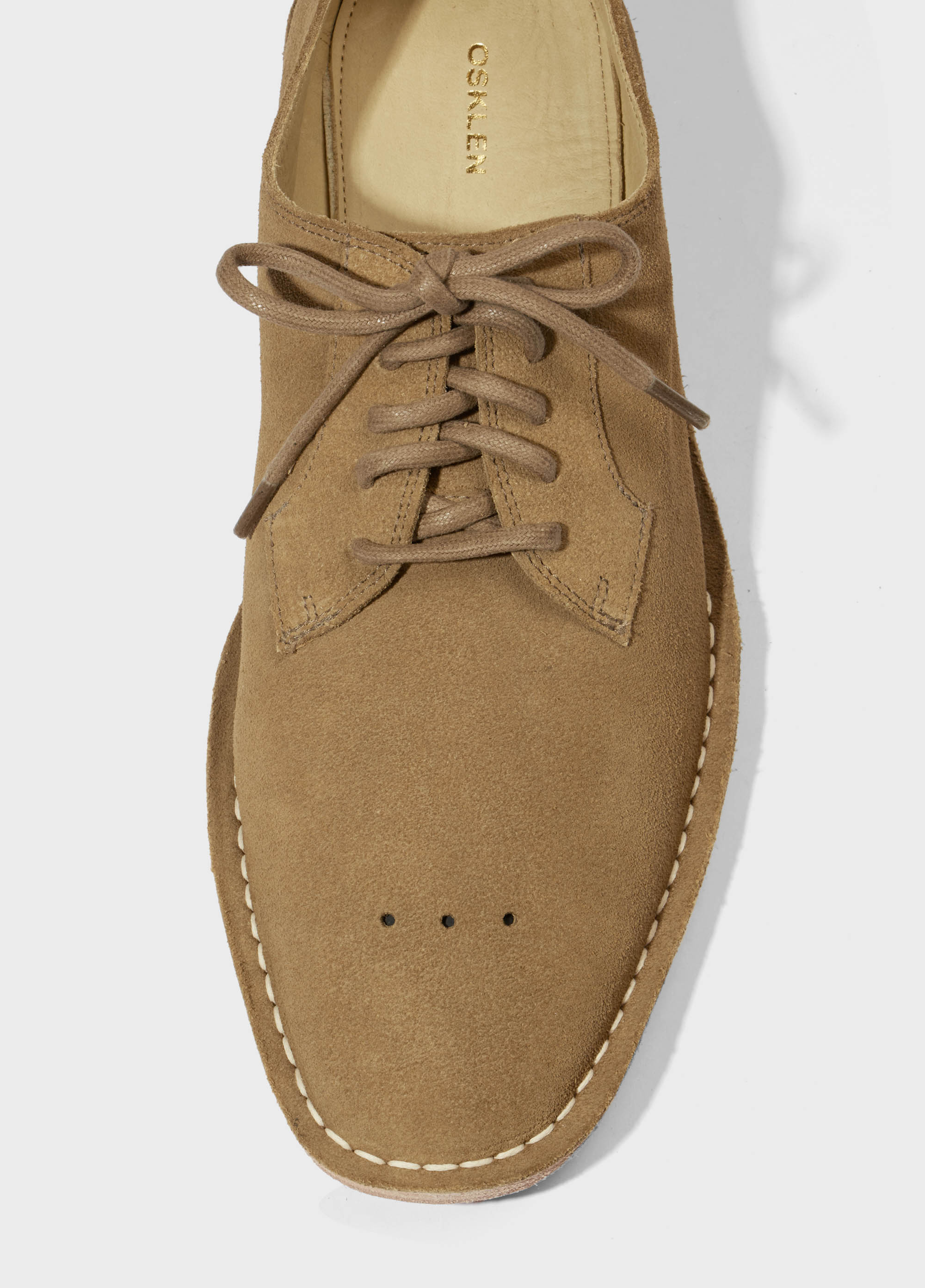 Sapato oxford camurça