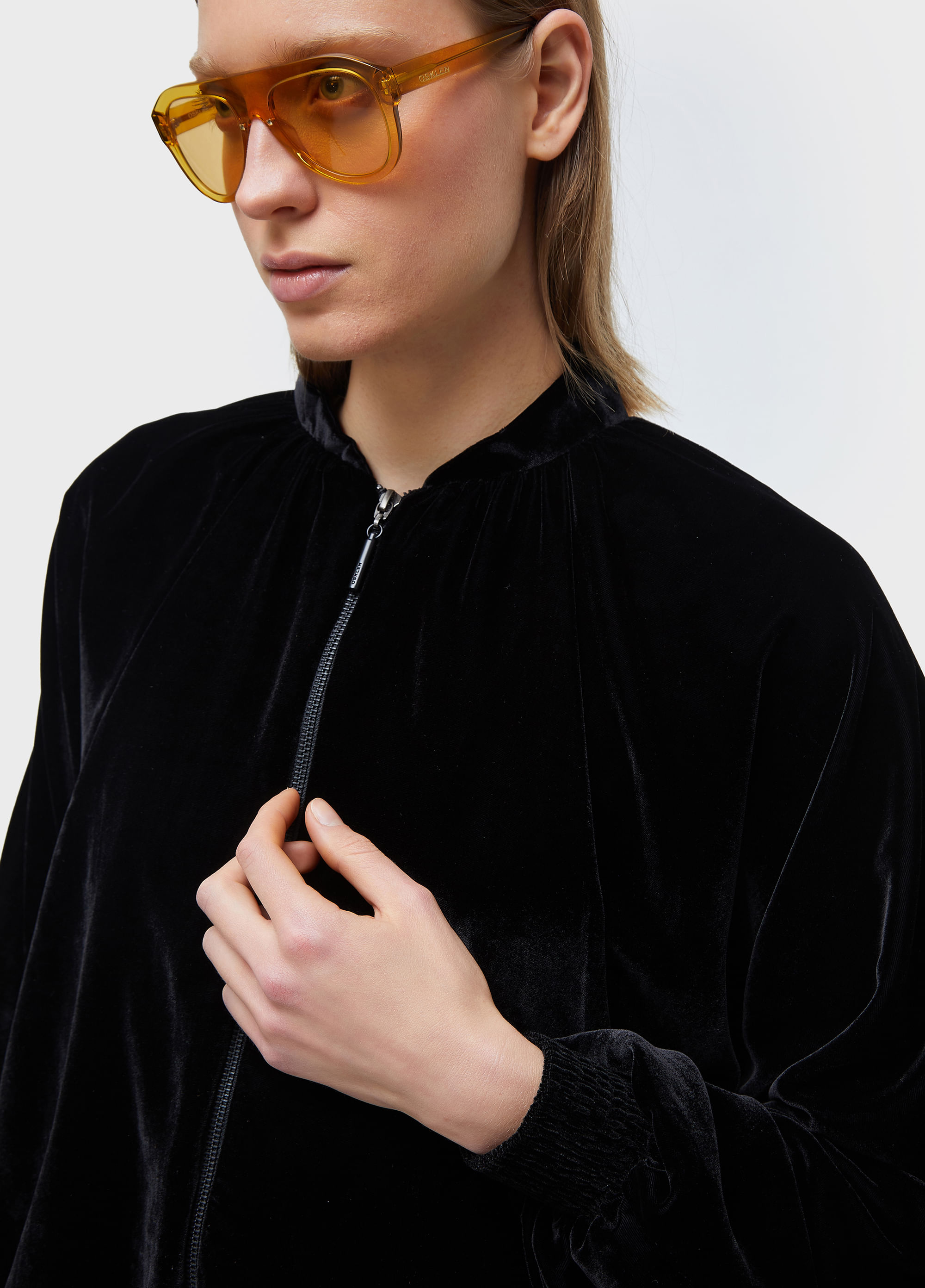 Casaco bomber velvet