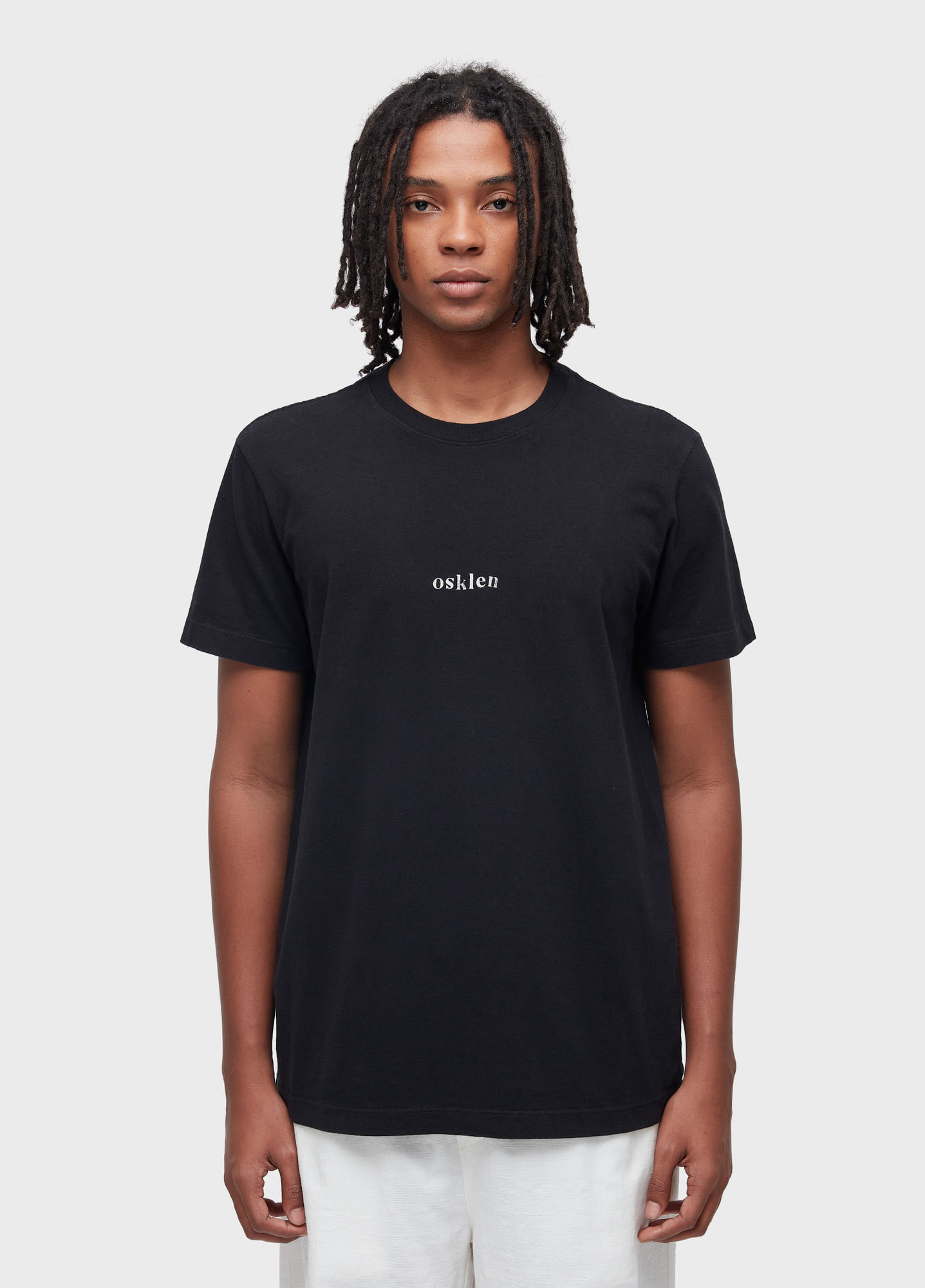 T-shirt slim vintage carimbo MC