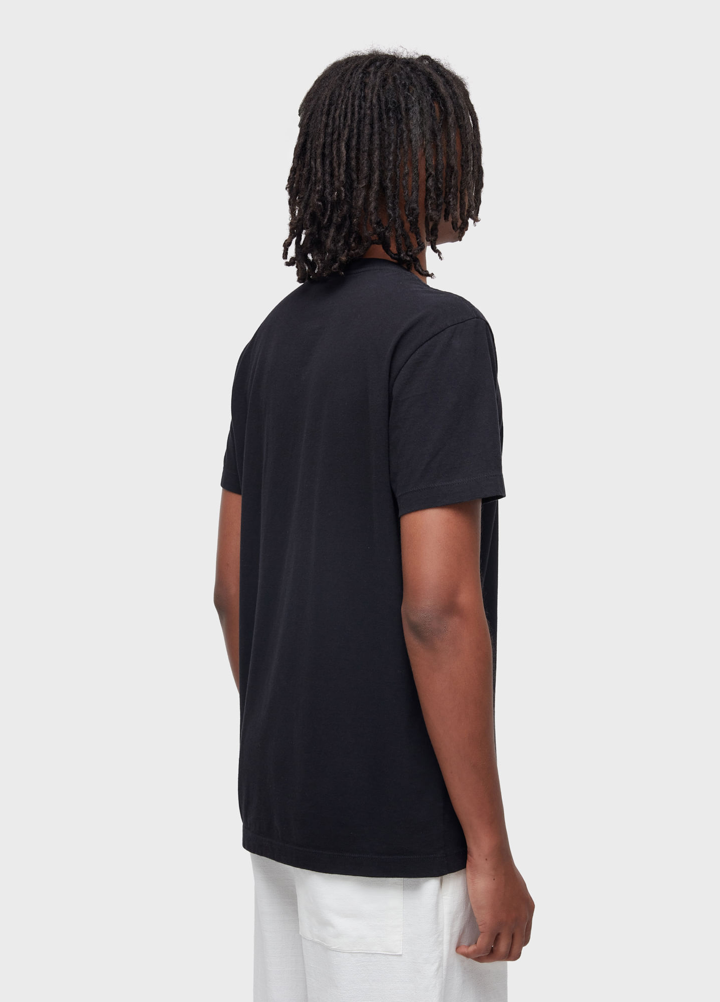 T-shirt slim vintage carimbo MC