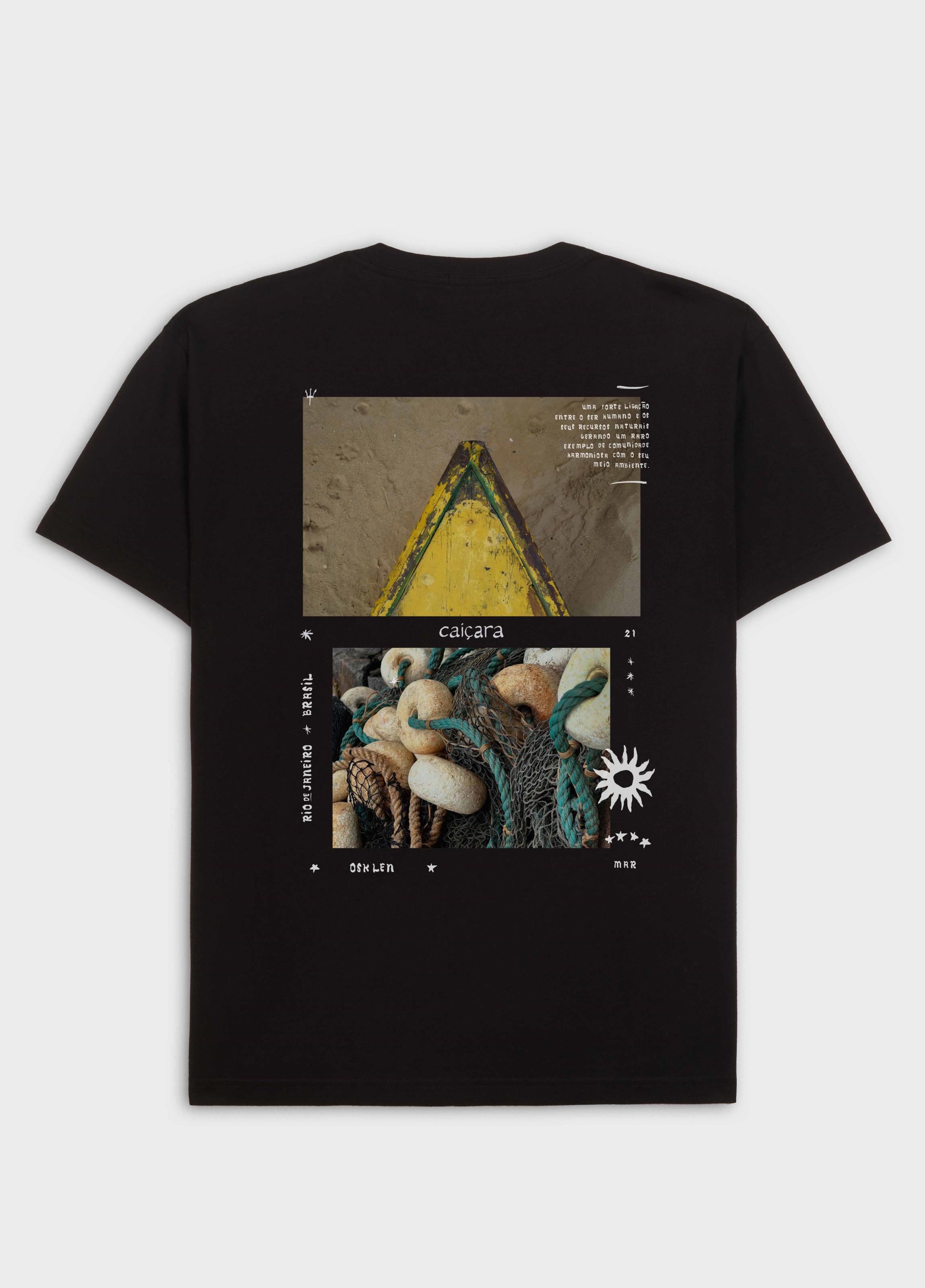 T-shirt vintage caiçara textura MC