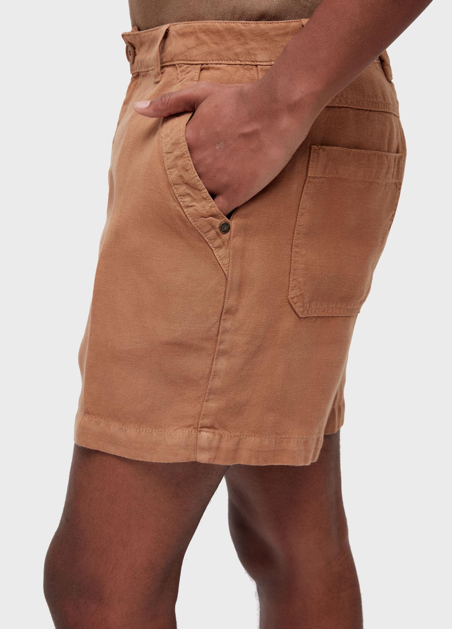 Bermuda alfaiataria flow linen