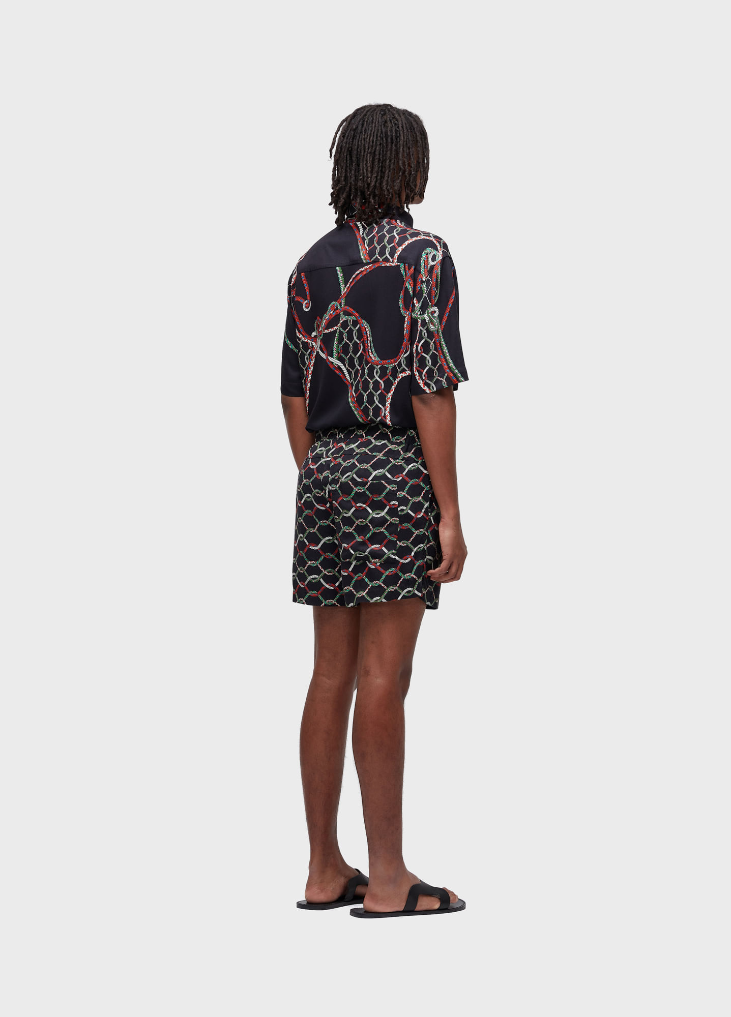 Short pj corda escura