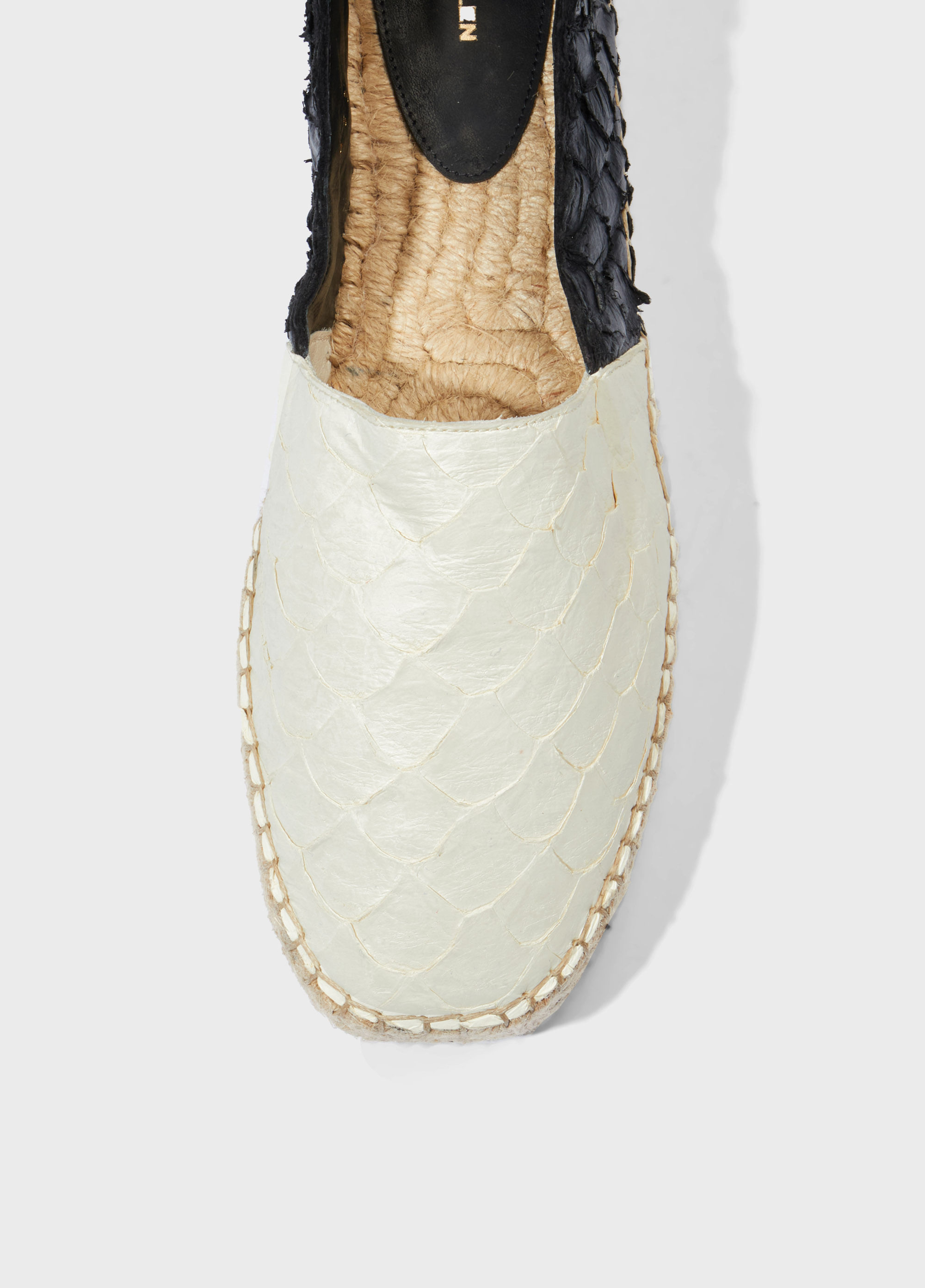 Espadrilhe pirarucu bicolor