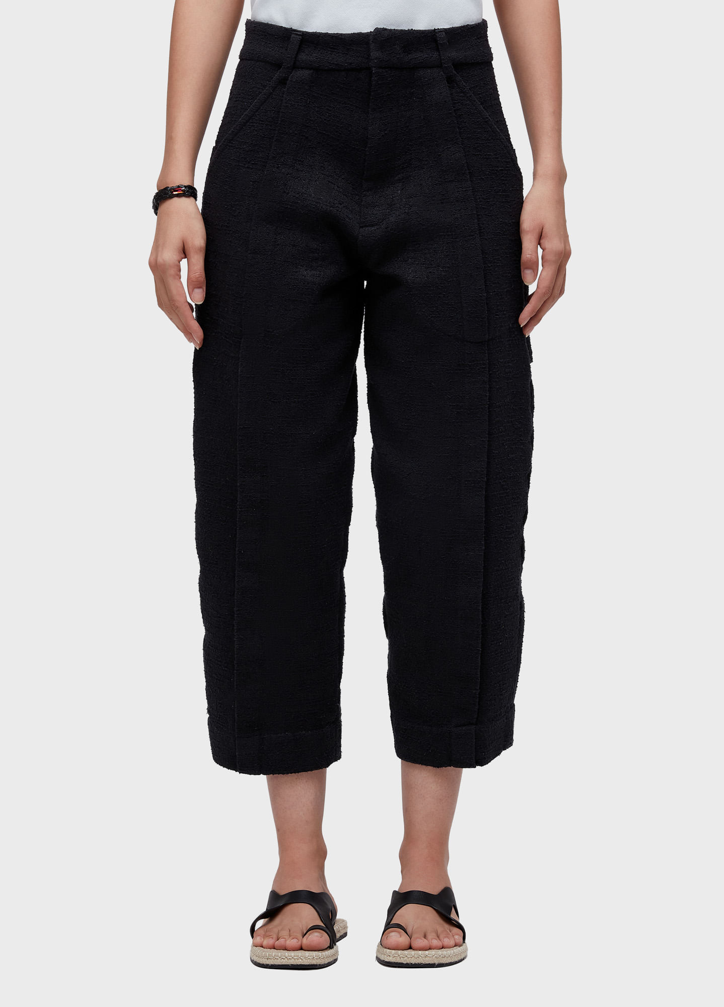 Calça texture double face