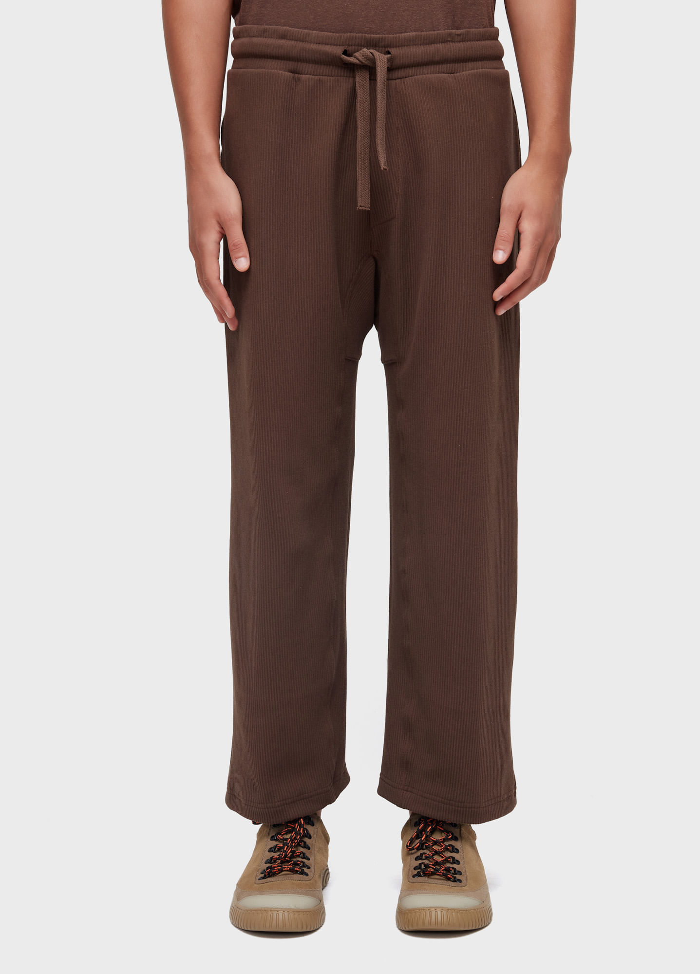 Calça kimono canelada