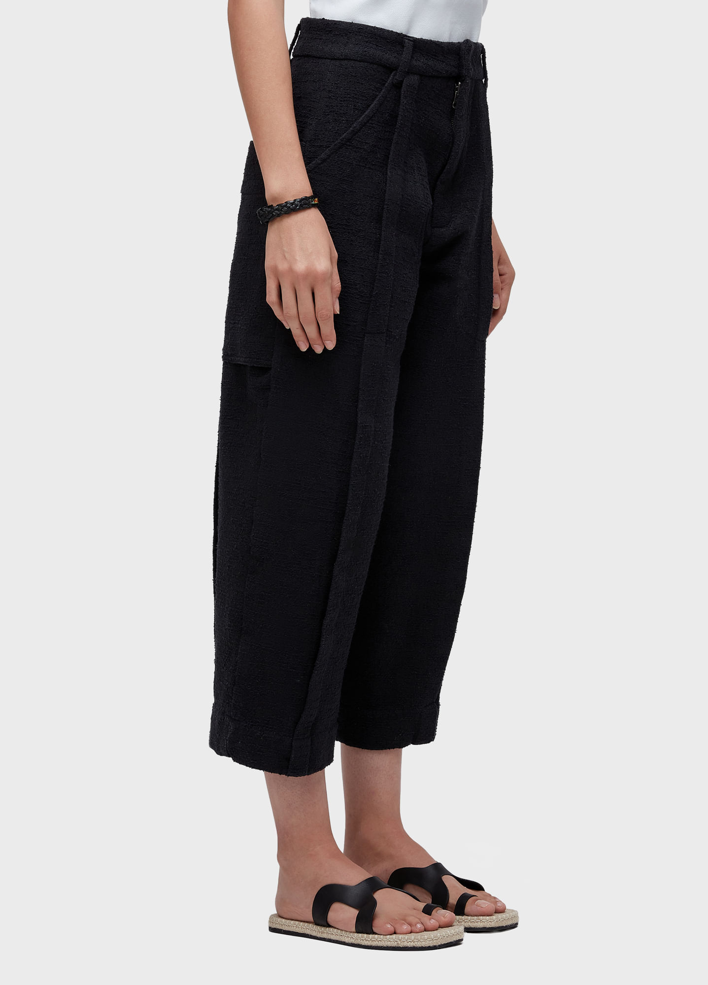 Calça texture double face