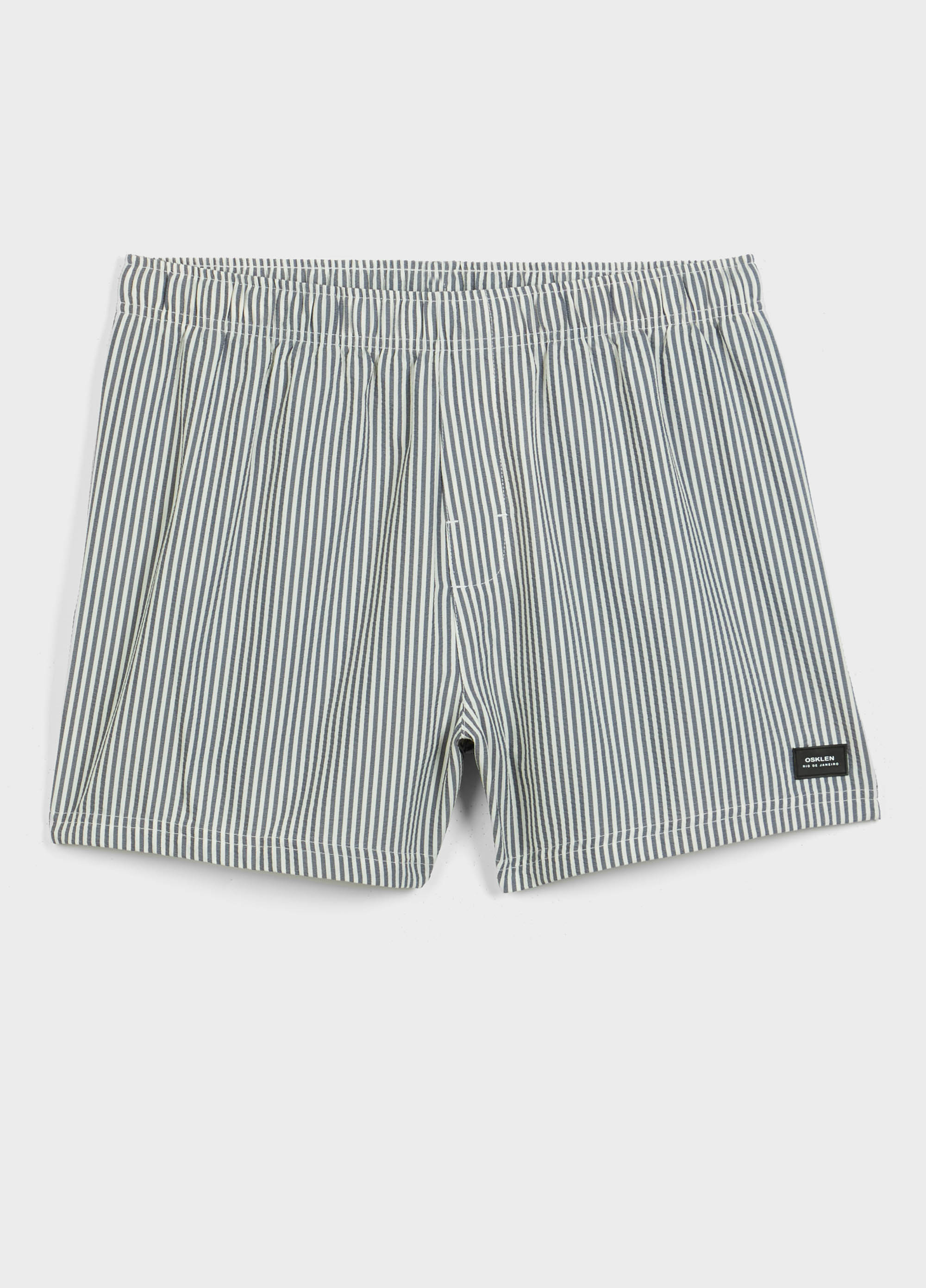 Beach short litoral stripes