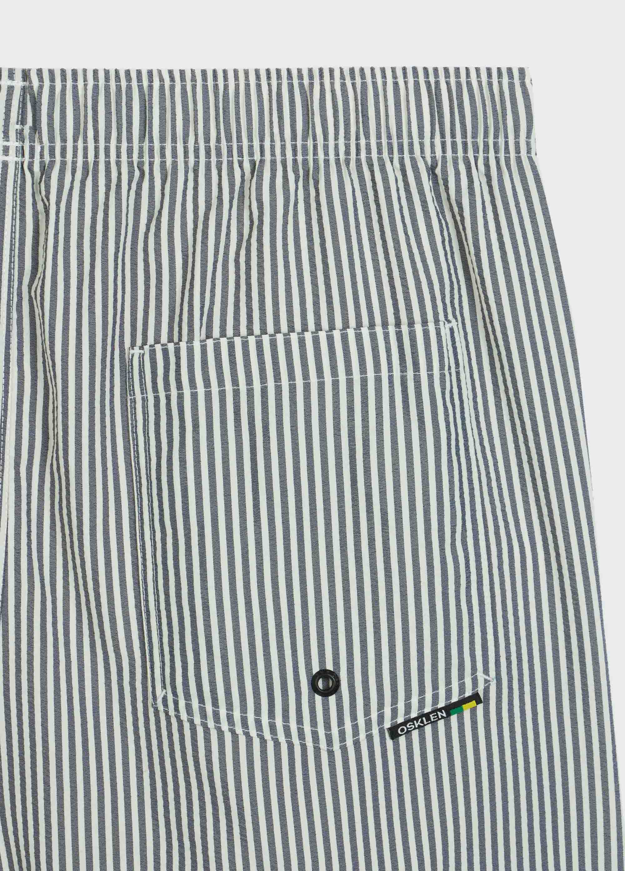 Beach short litoral stripes