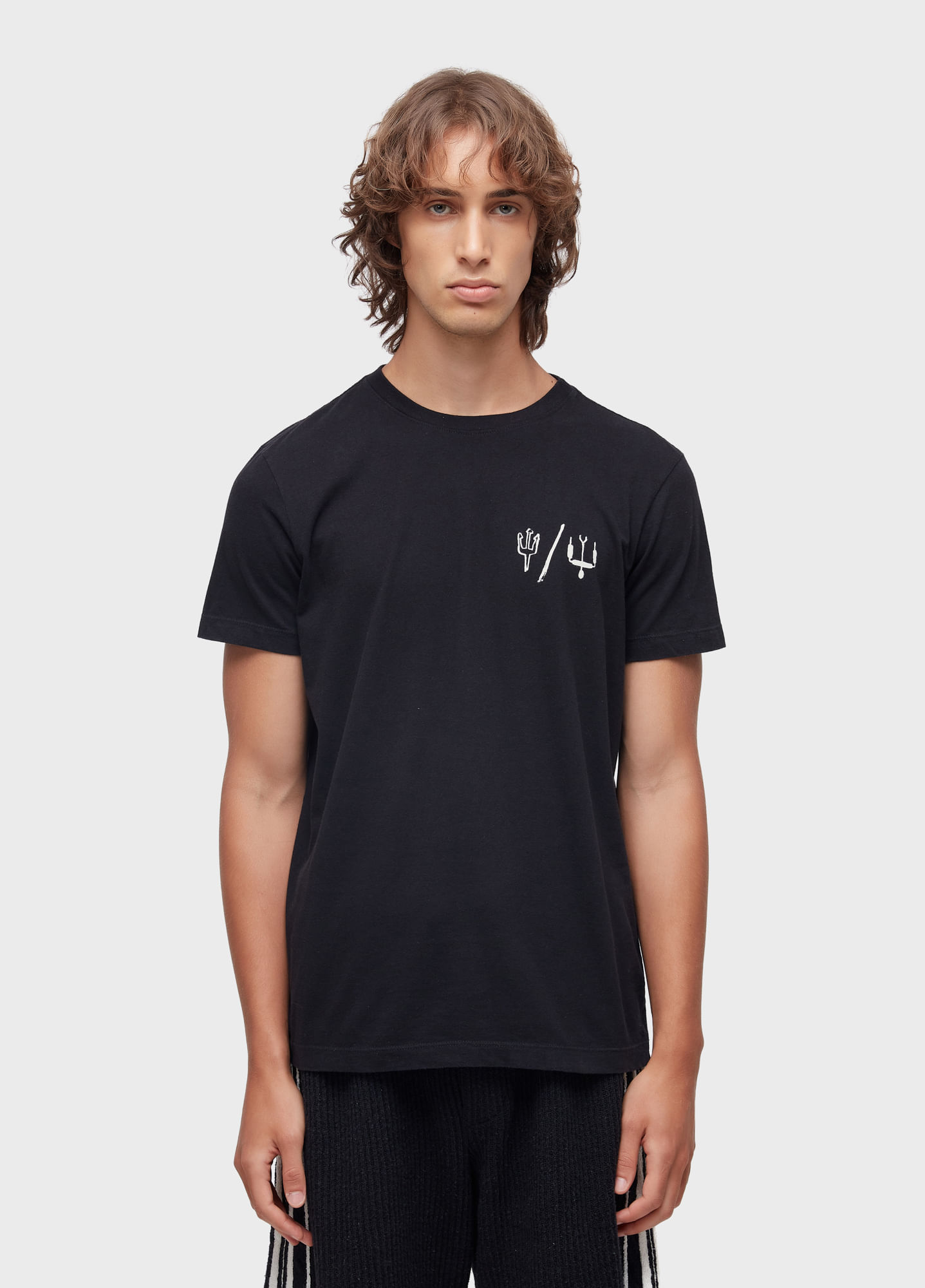 T-shirt slim vintage kite icons MC