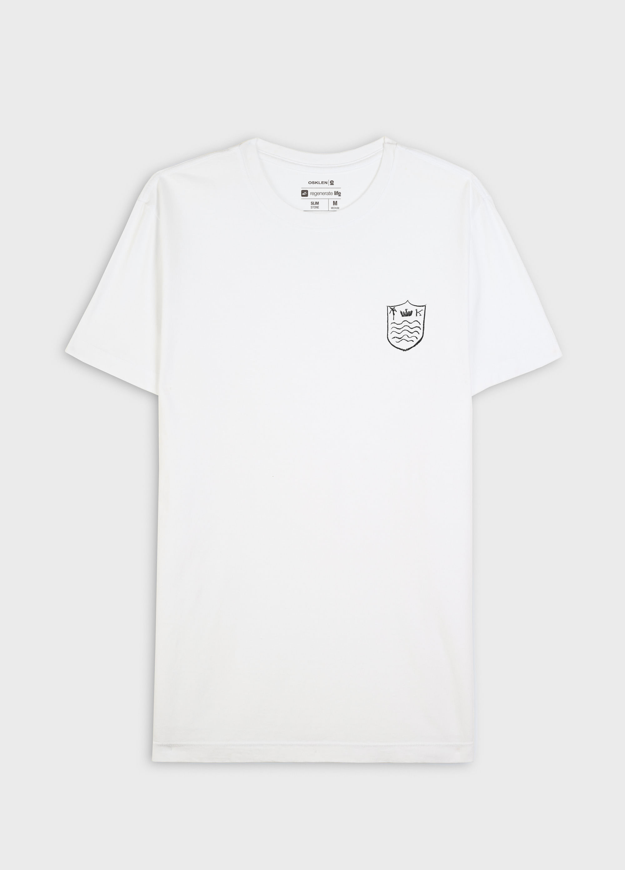 T-shirt stone brasao rough MC