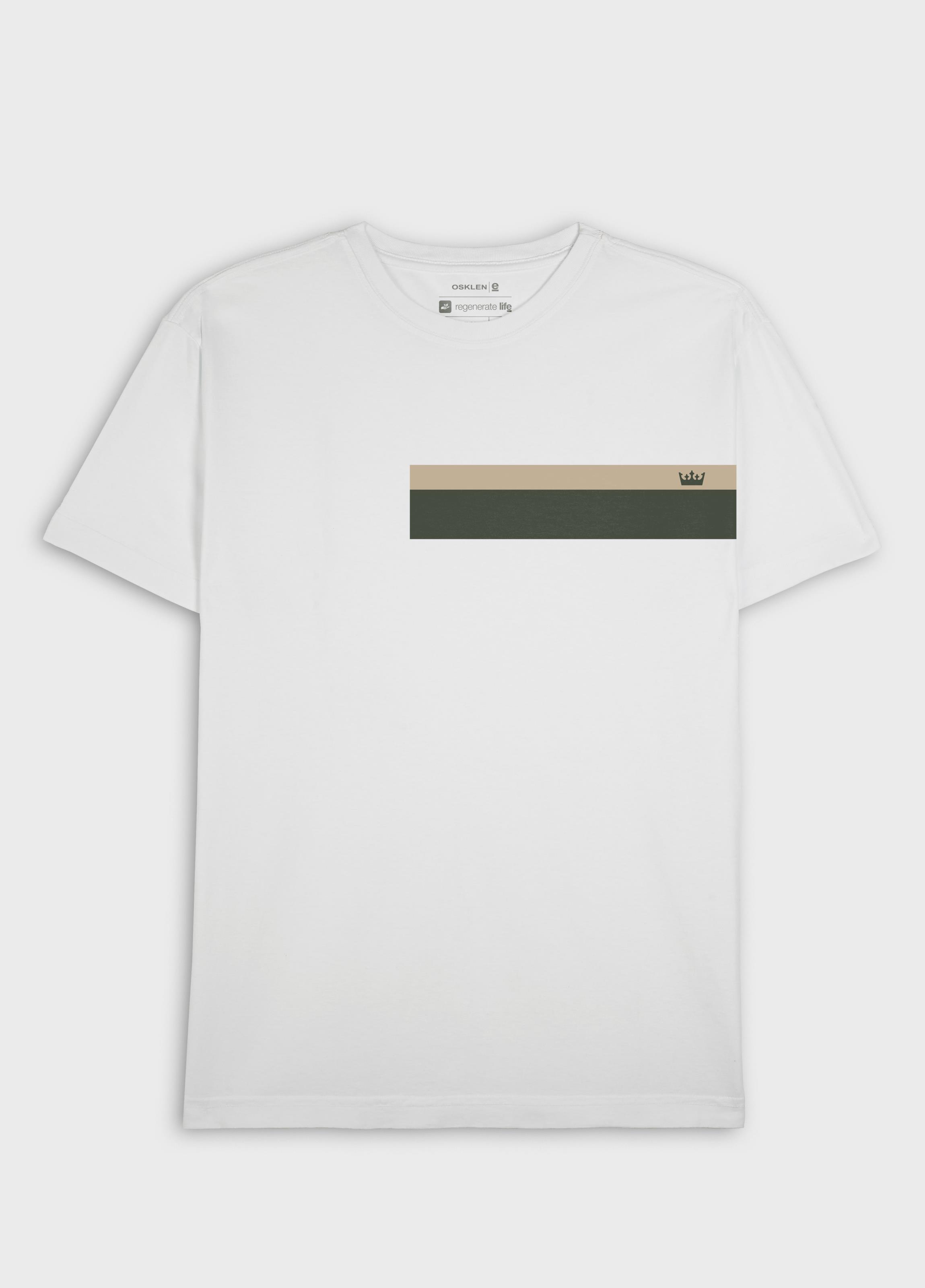 T-shirt stone listrado black sand