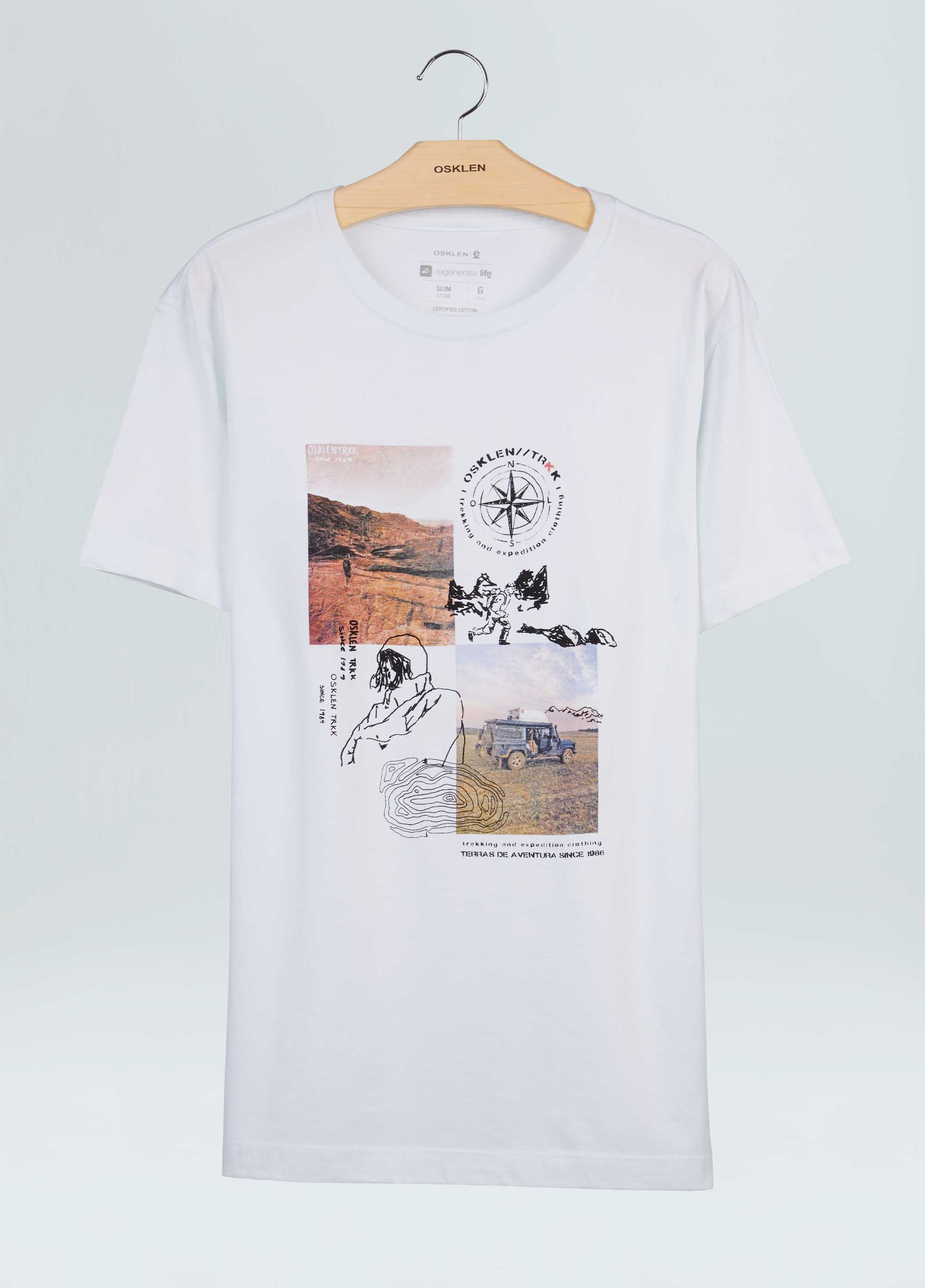 T-shirt stone trkk on the road