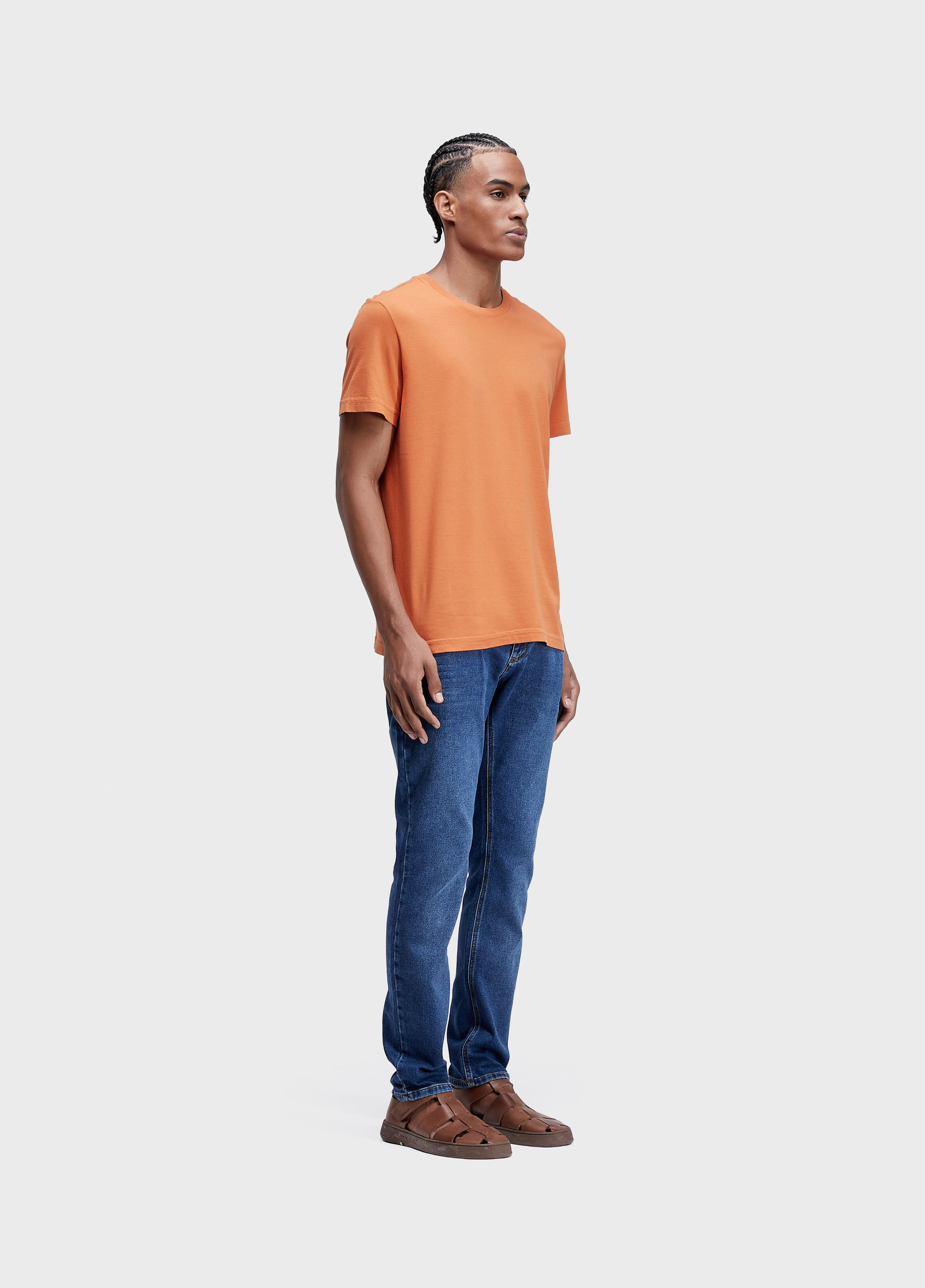 トップス ANCELLM DYED MESH LS T-SHIRT(ORANGE) 2 DYED MESH LS T