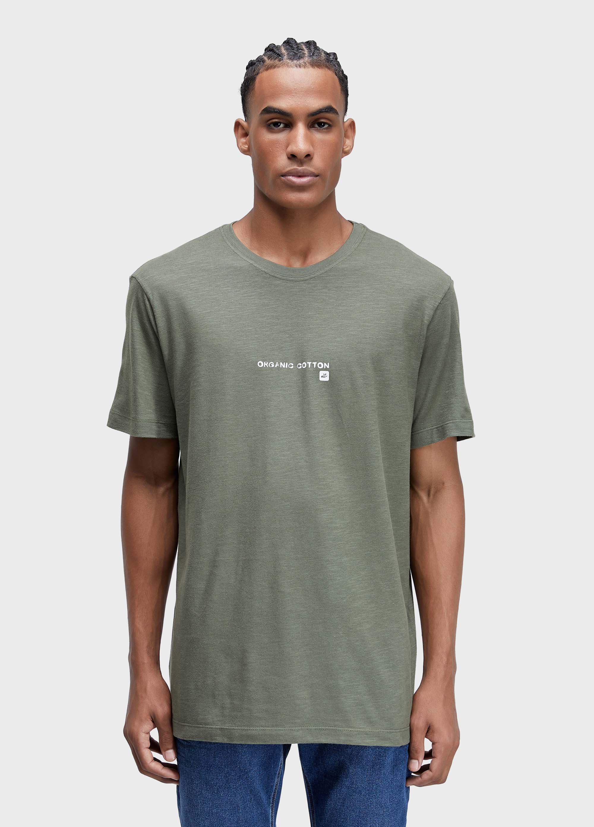 T-shirt org rough org cotton shirt