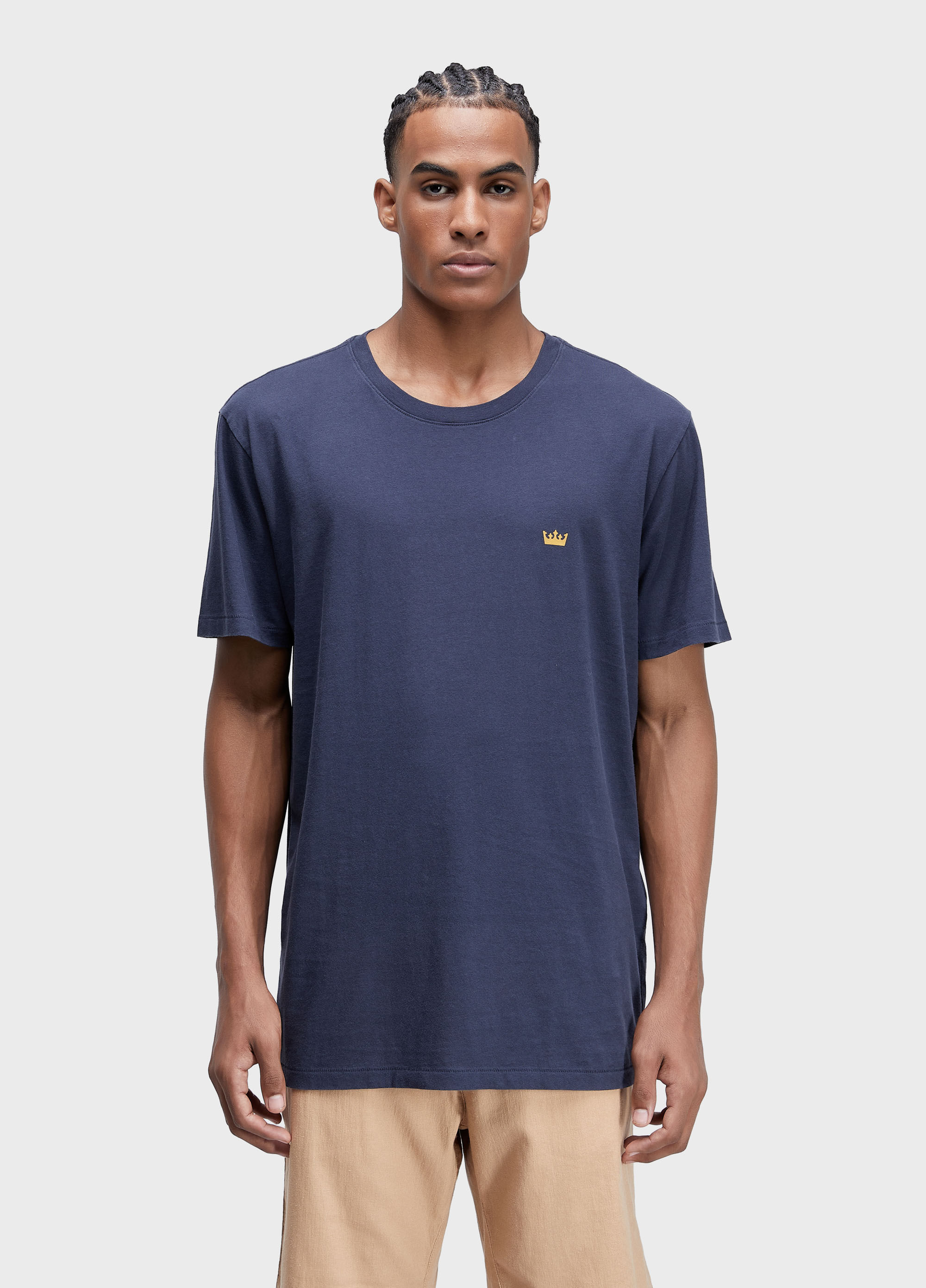 T-shirt soft used gold crown