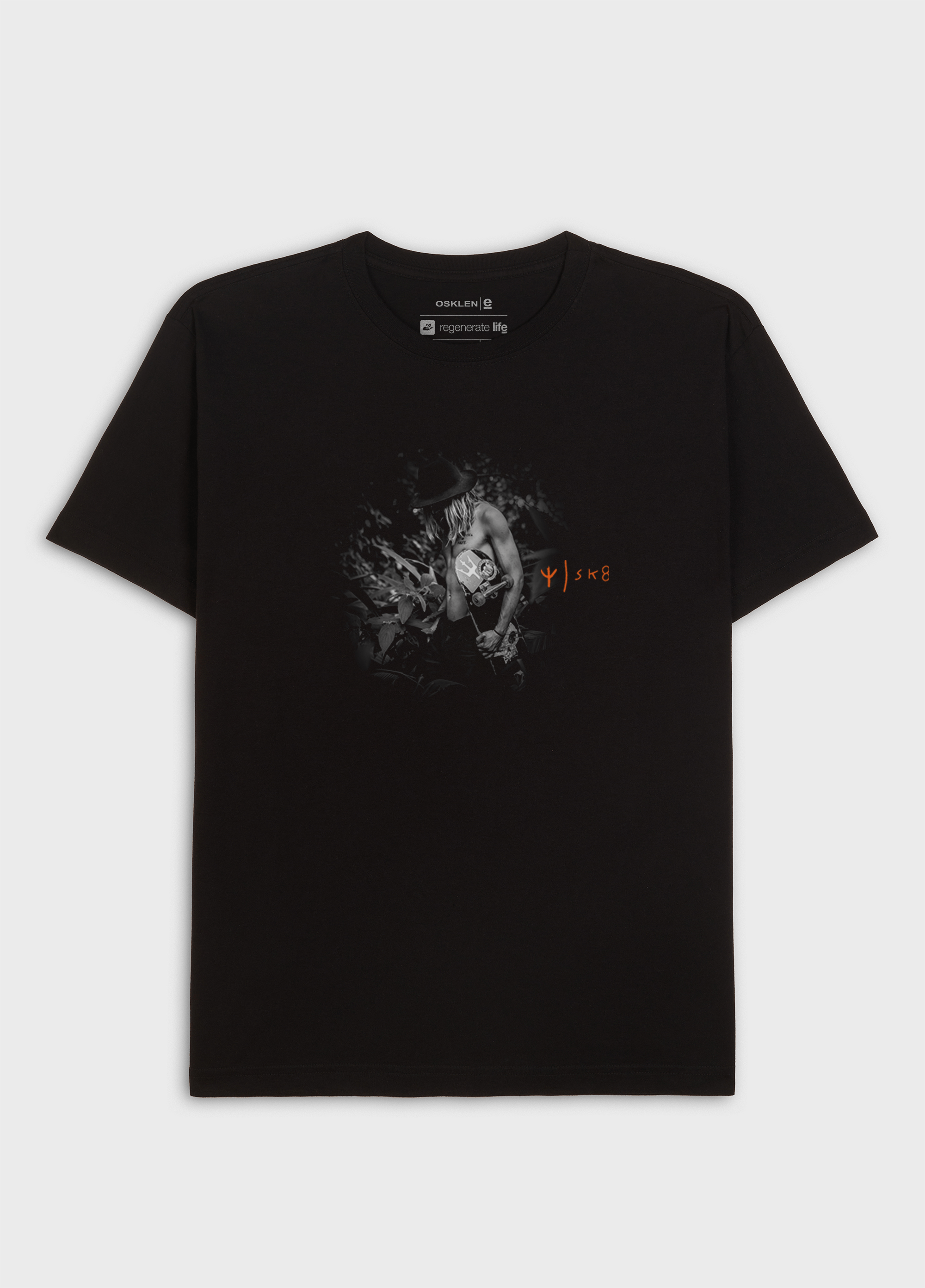 T-shirt vintage skateboarder