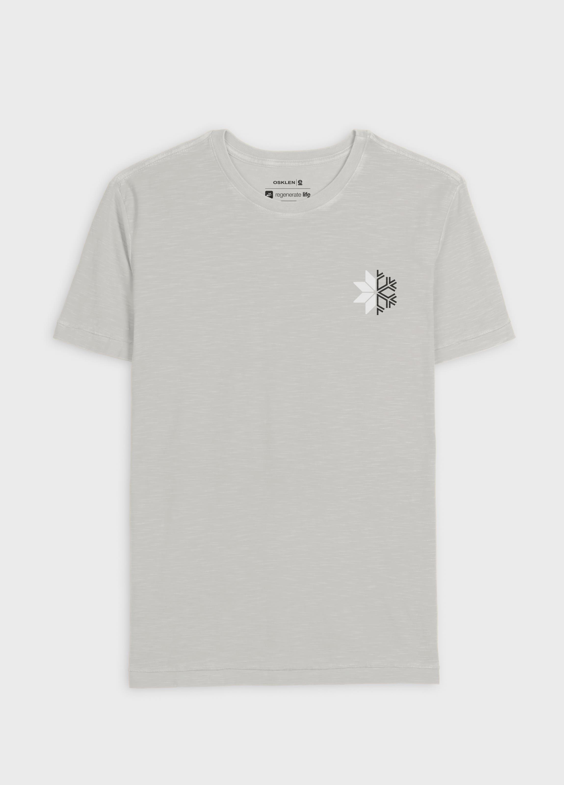 T-shirt rough snow icon