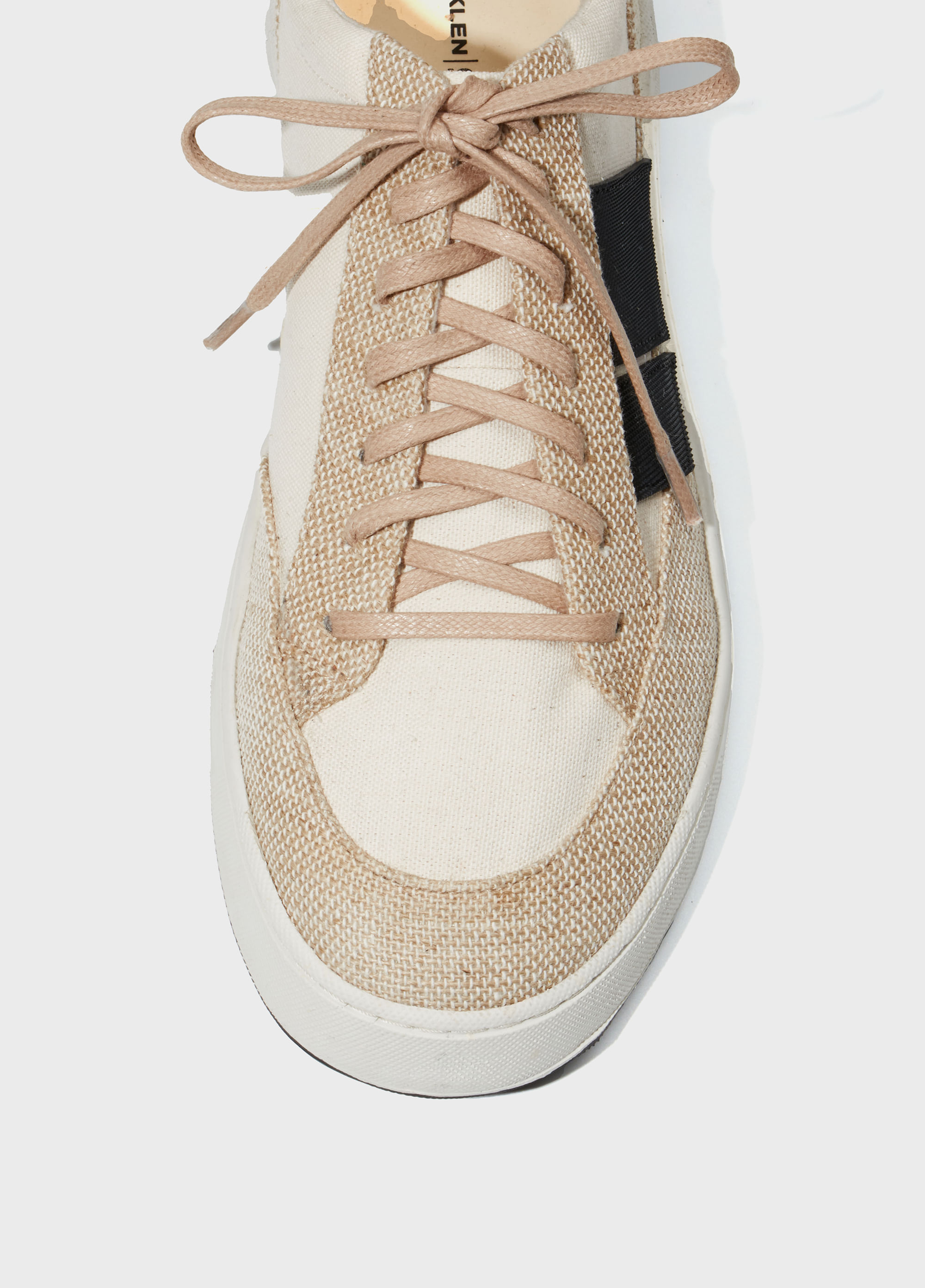 Jute and canvas ag sneaker