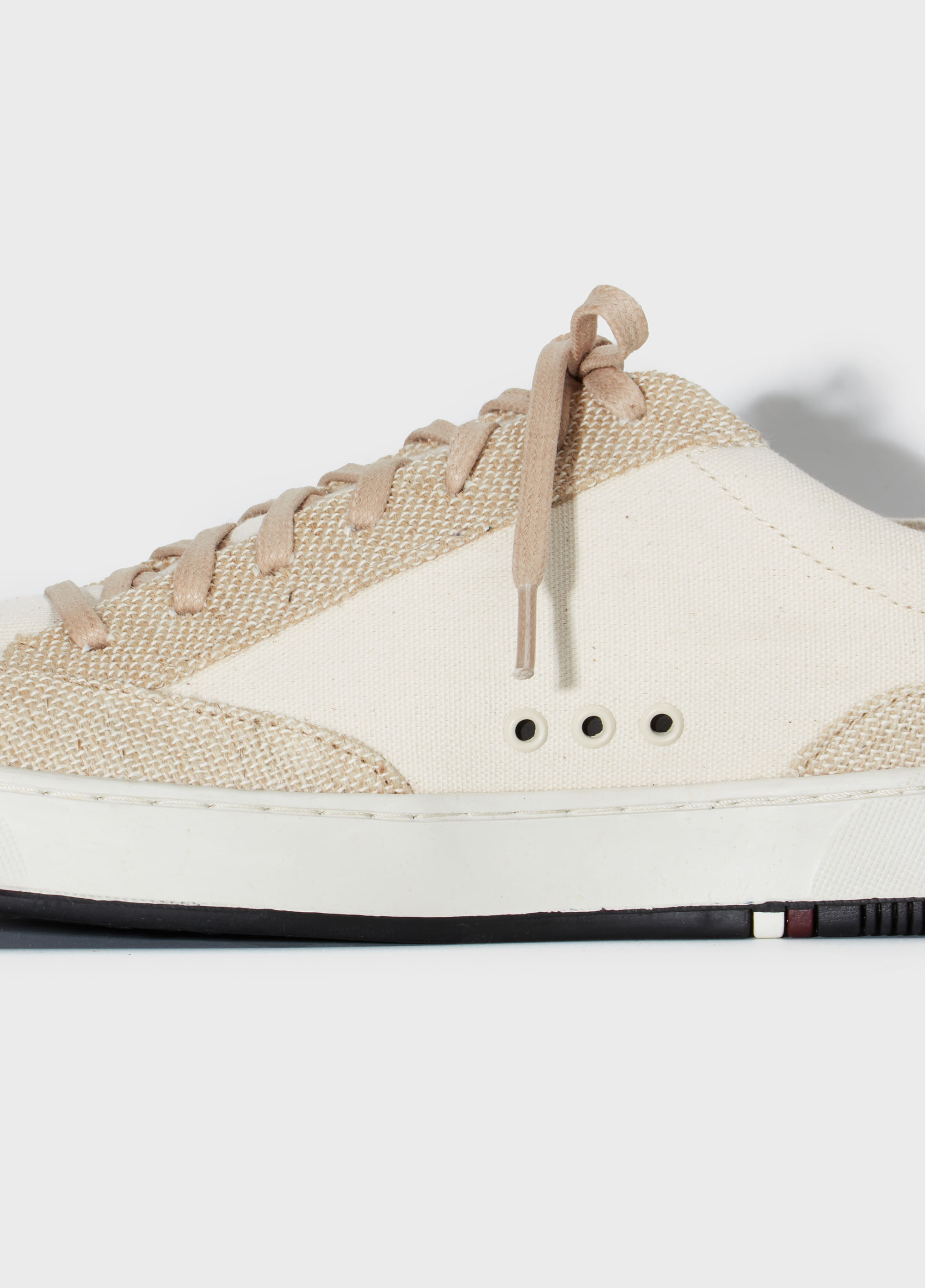 Jute and canvas ag sneaker