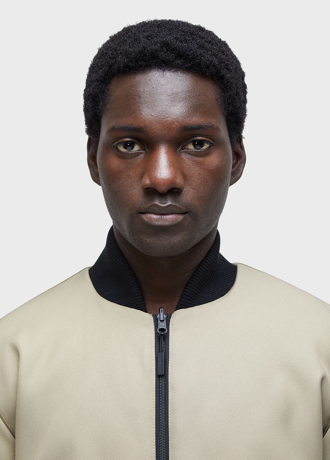 Jaqueta bomber double plain