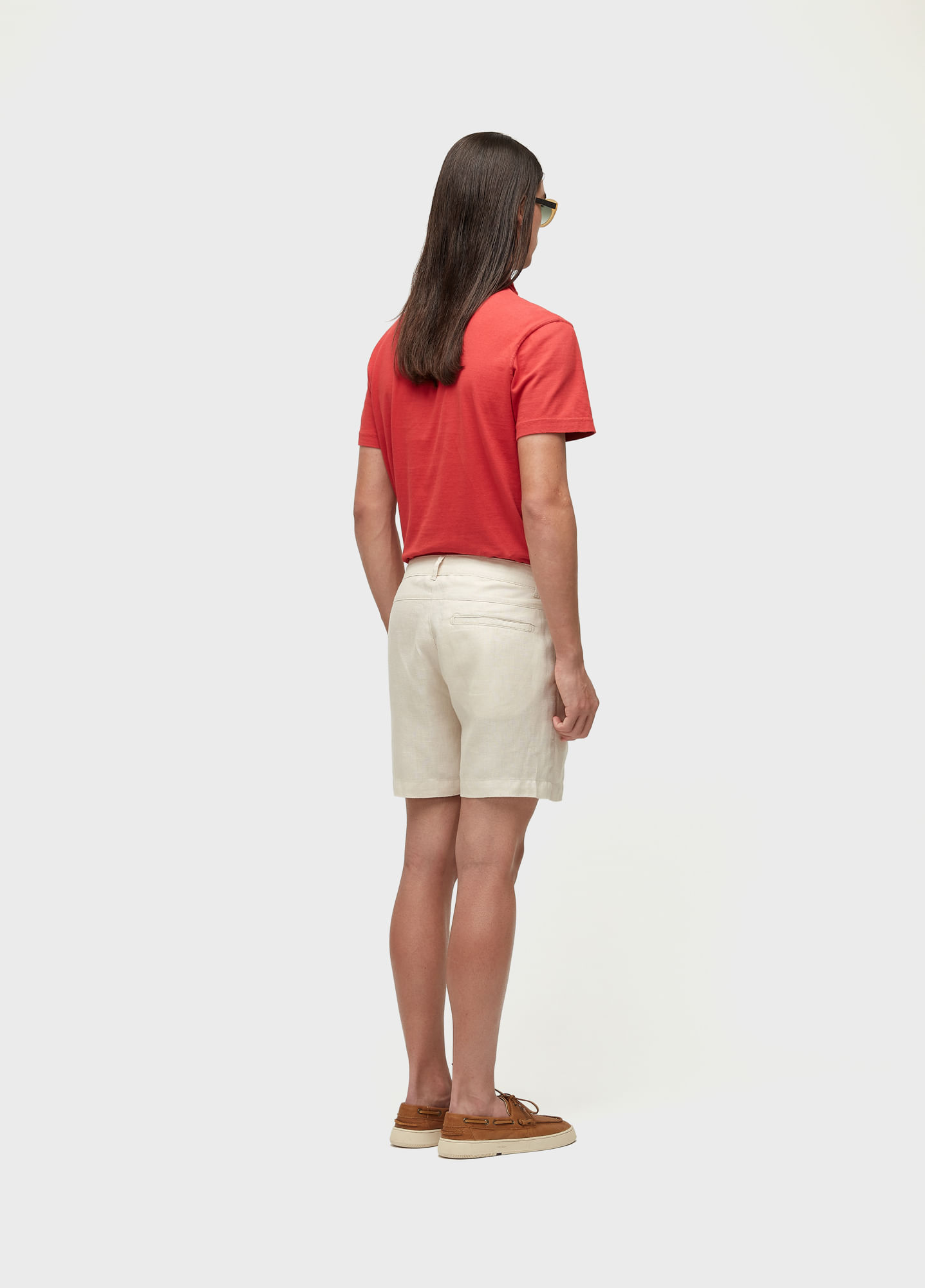 Bermuda alfaiataria pure linen