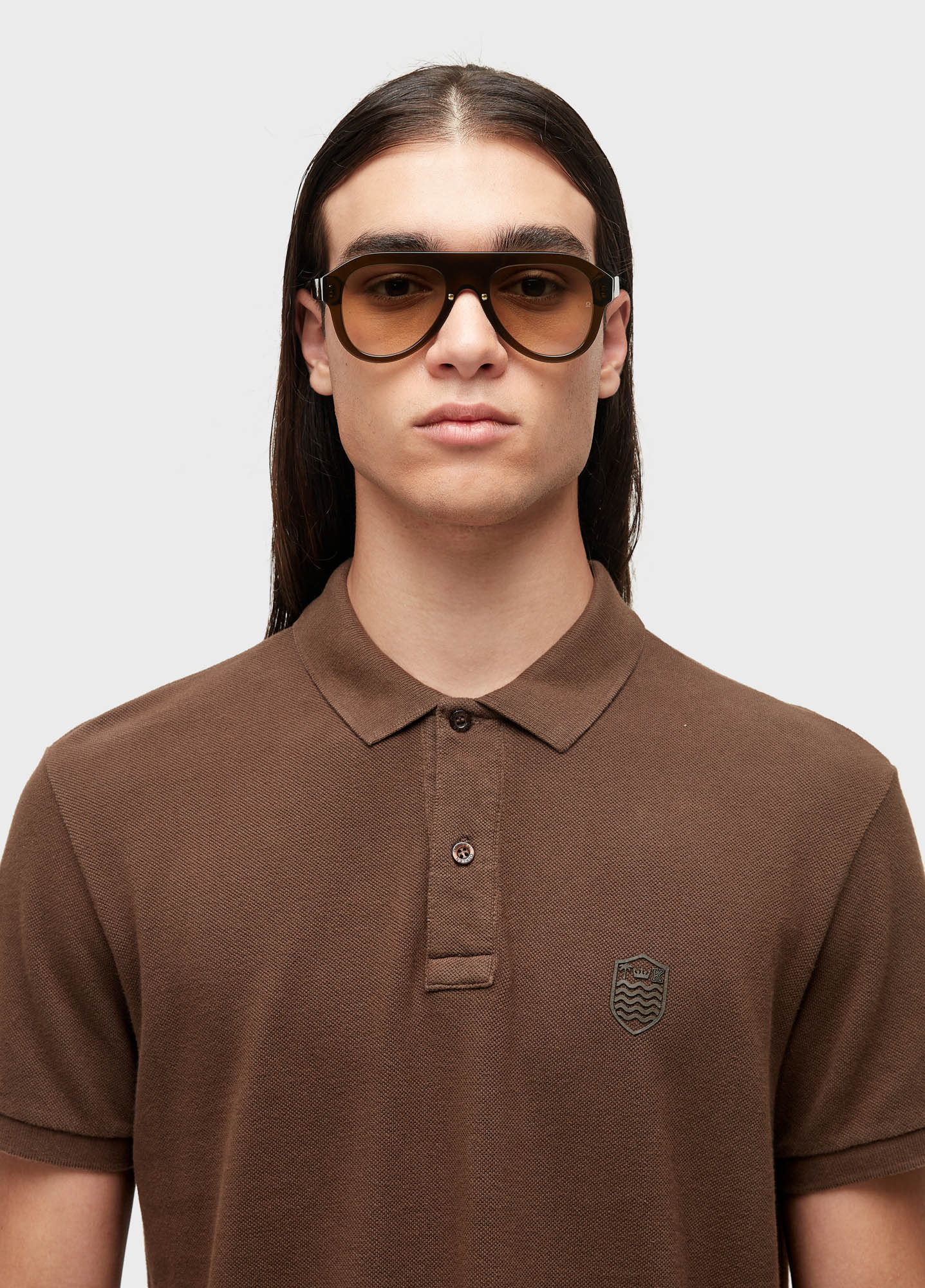 Polo  brasão embossed color