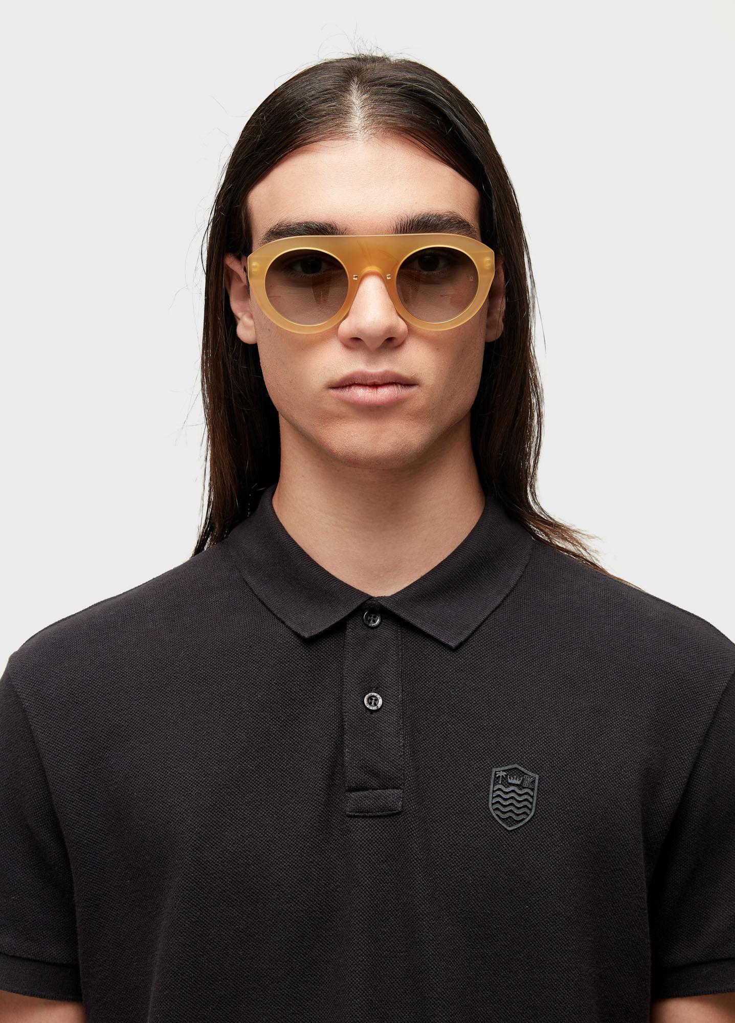 Polo masc brasao embossed color mc | Osklen