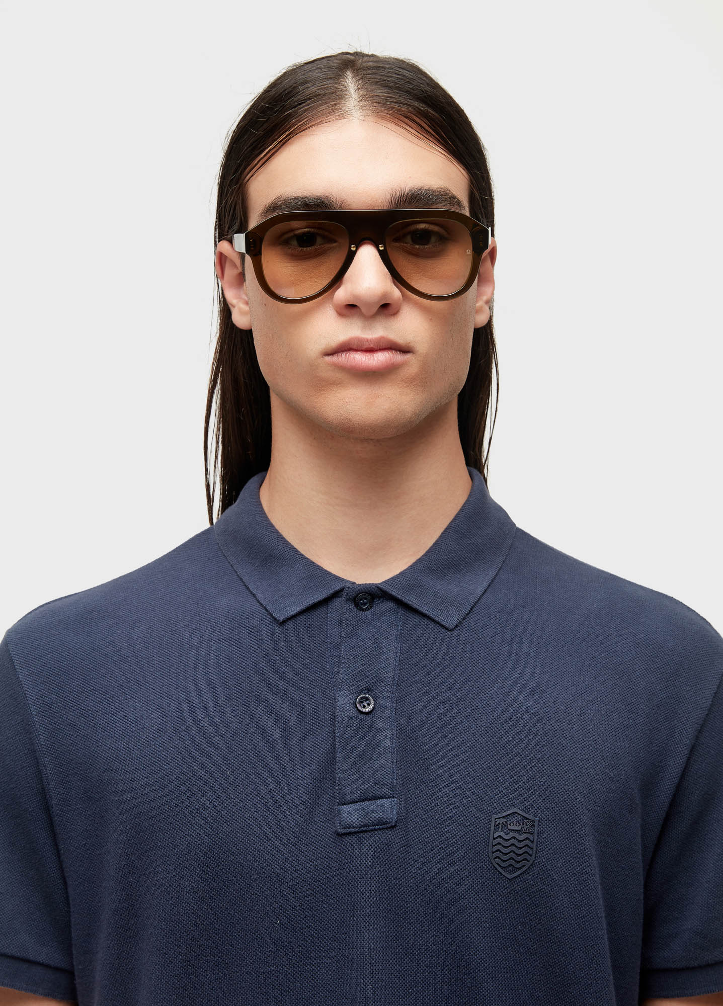 Polo  brasão embossed color