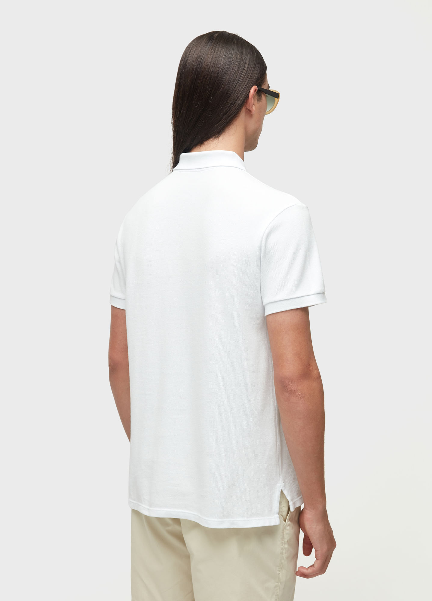 Polo brasão embossed color
